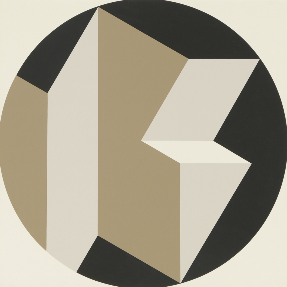 Serigraph on Paper Abstract Composition