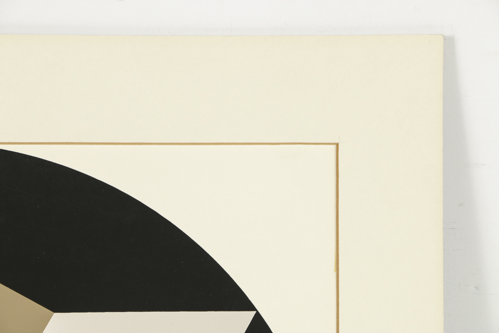 Serigraph on Paper Abstract Composition