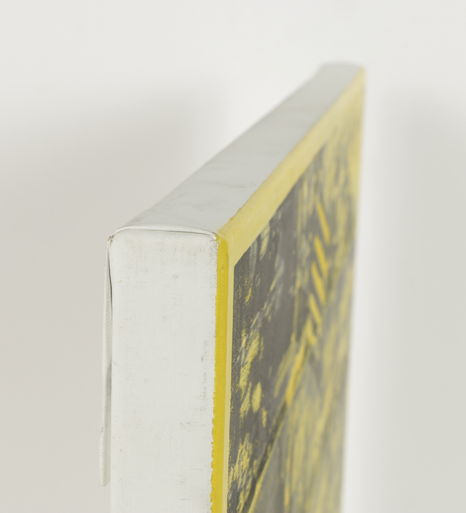 Chris Dorland Acrylic Painting on Canvas "Untitled (Yellow 3)"