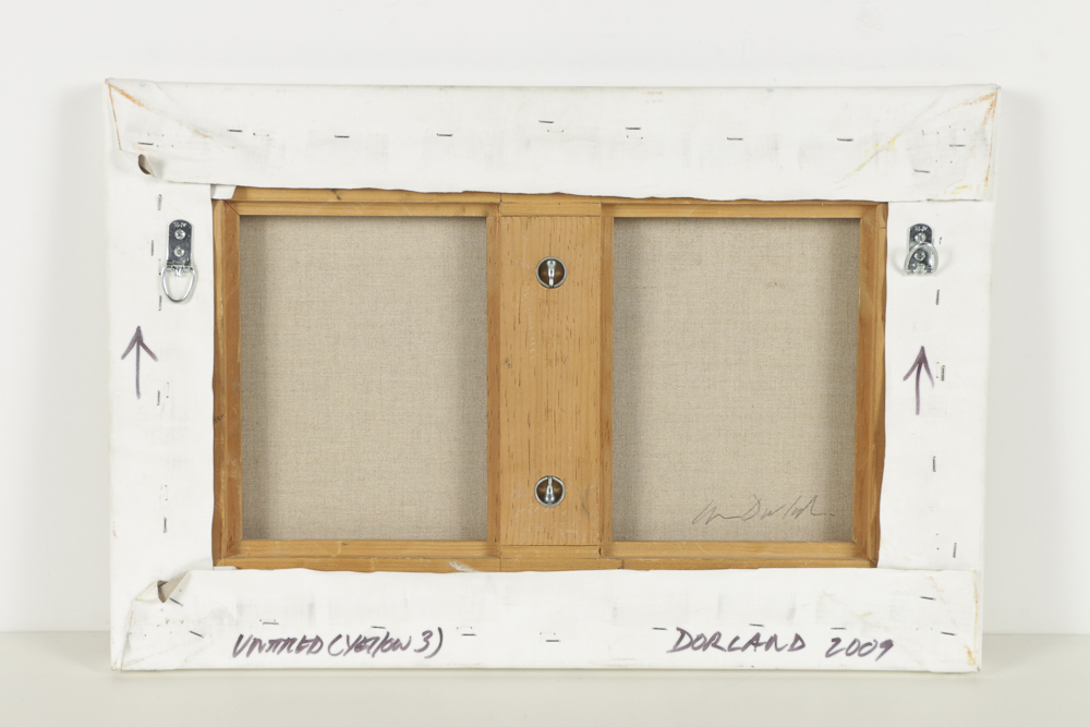 Chris Dorland Acrylic Painting on Canvas "Untitled (Yellow 3)"