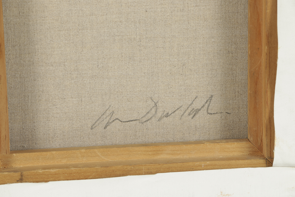 Chris Dorland Acrylic Painting on Canvas "Untitled (Yellow 3)"