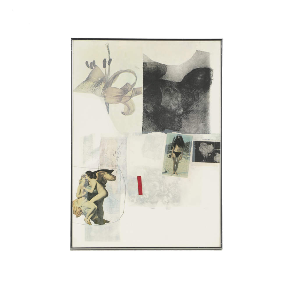 Styria Studios Ltd. Offset Lithograph on Paper after Robert Rauschenberg "Untitled- 1973"