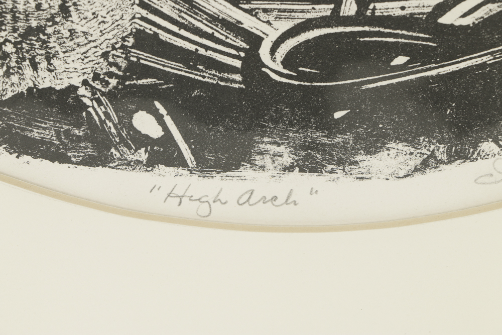 John Ihle Signed Limited Edition Lithograph on Paper "High Arch"