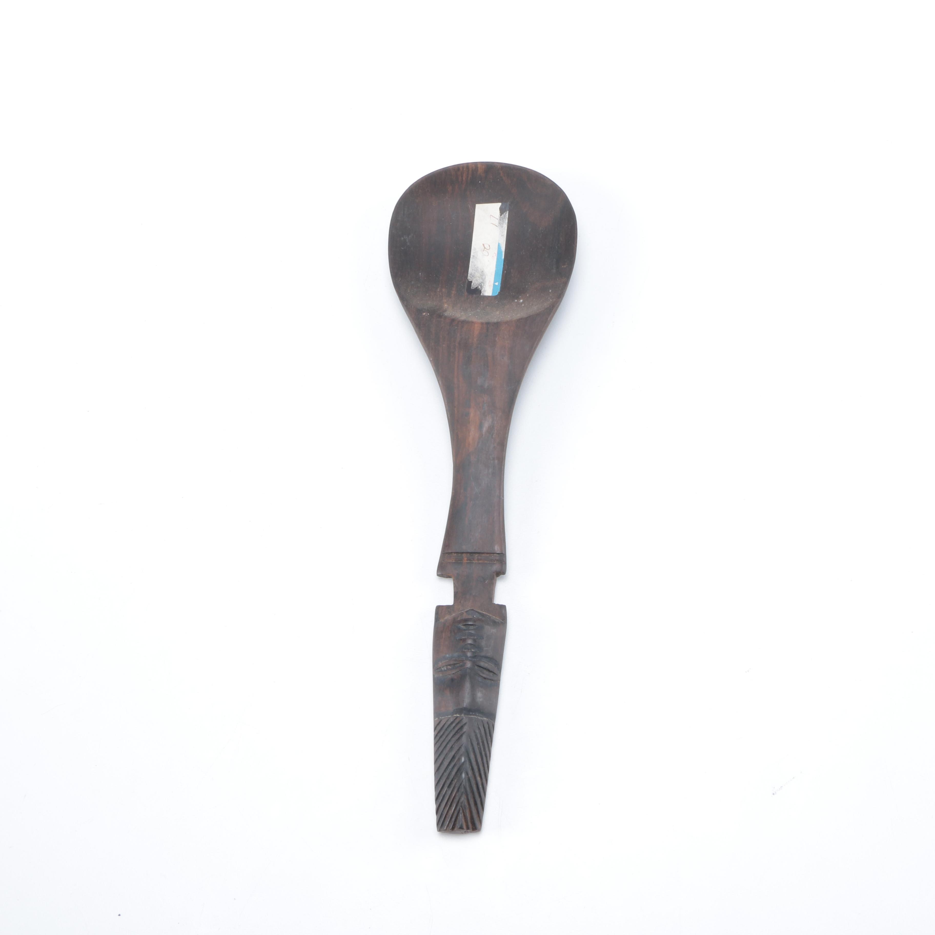 Carved Ethnographic Wooden Serving Utensils