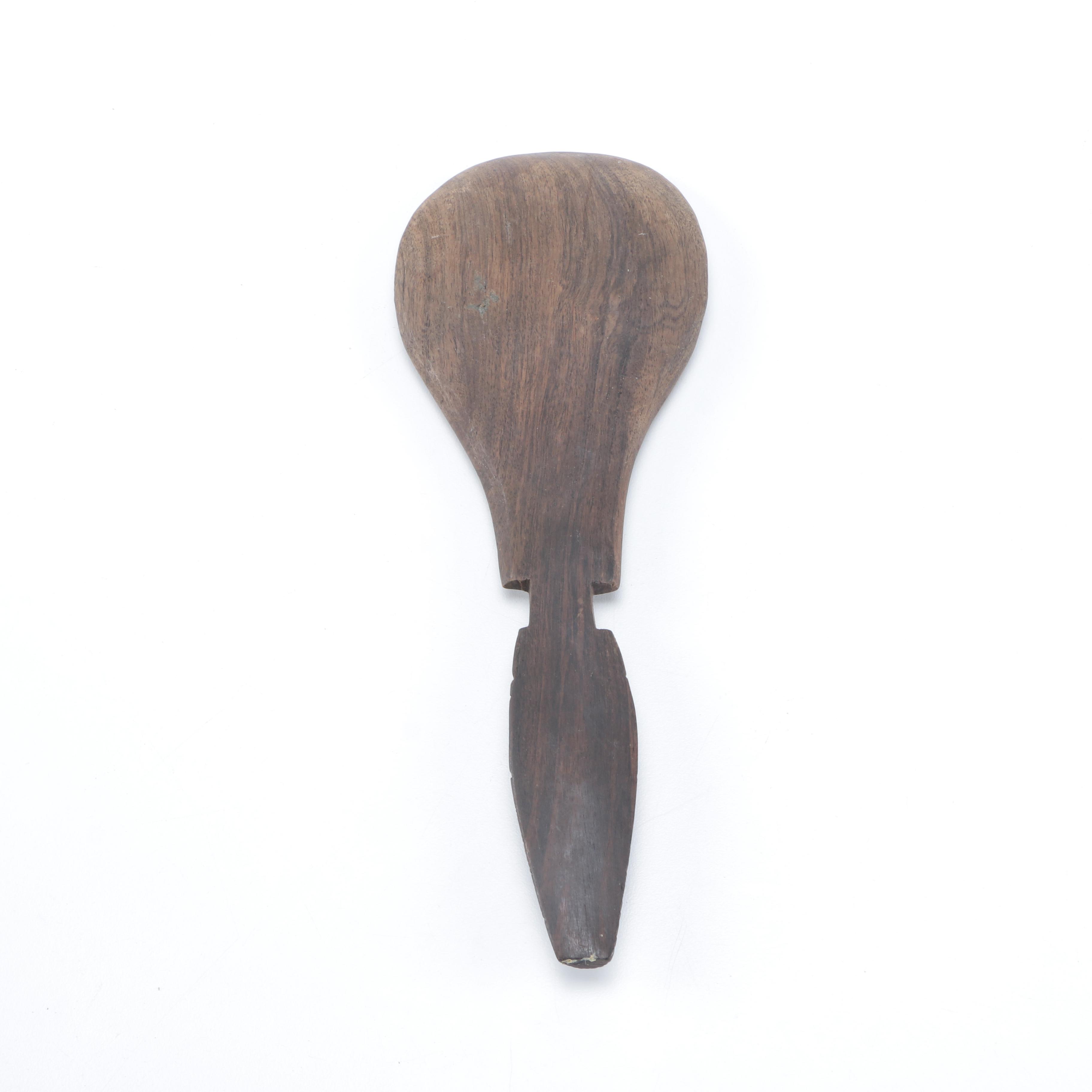Carved Ethnographic Wooden Serving Utensils