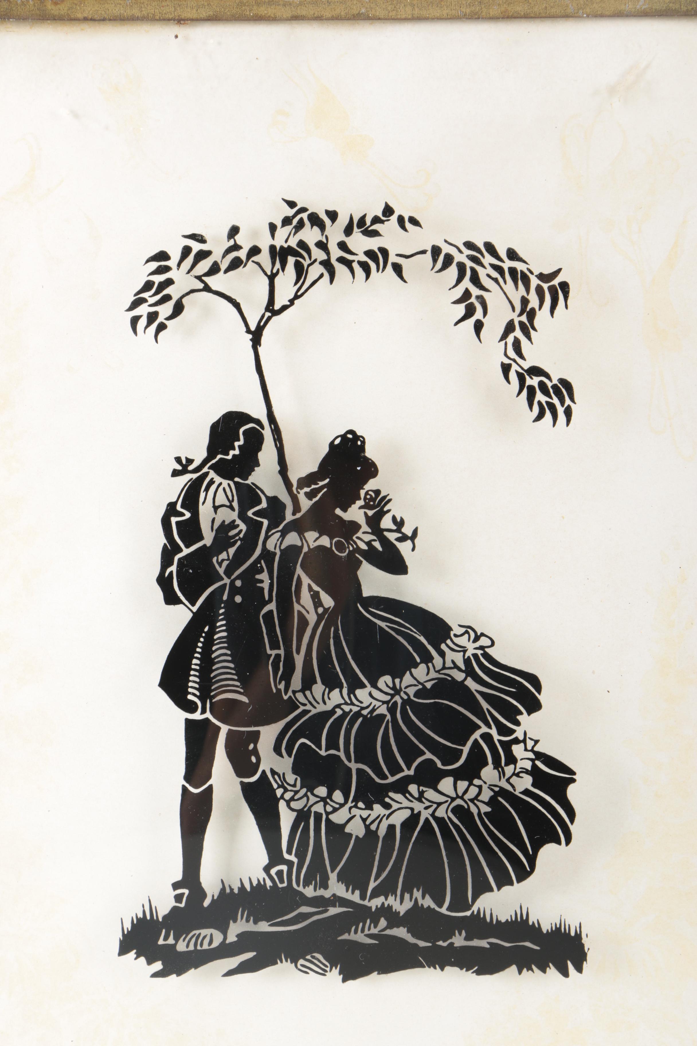 Reverse Painting on Convex Glass