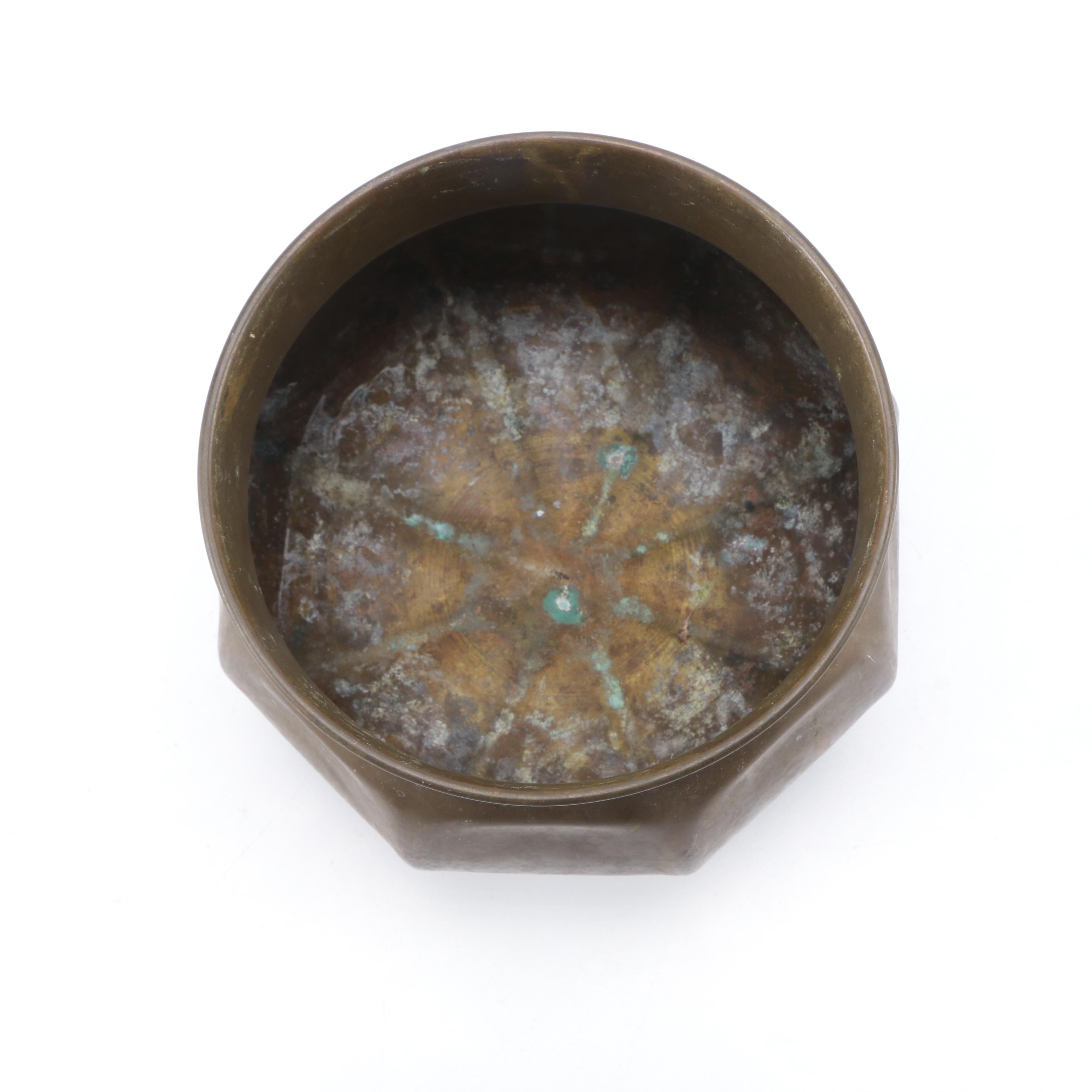 Assortment of Brass Planters