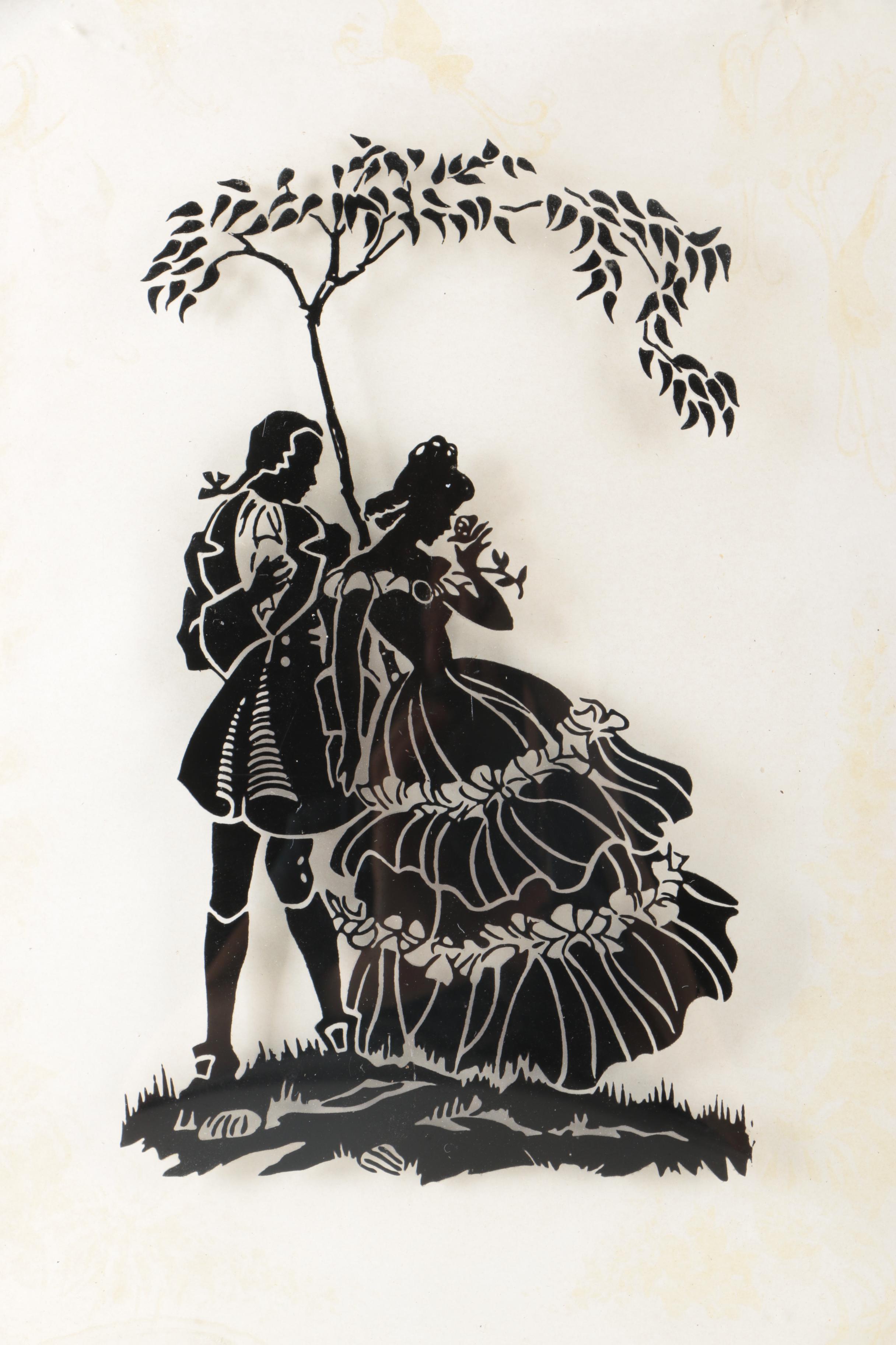 Reverse Painting on Convex Glass