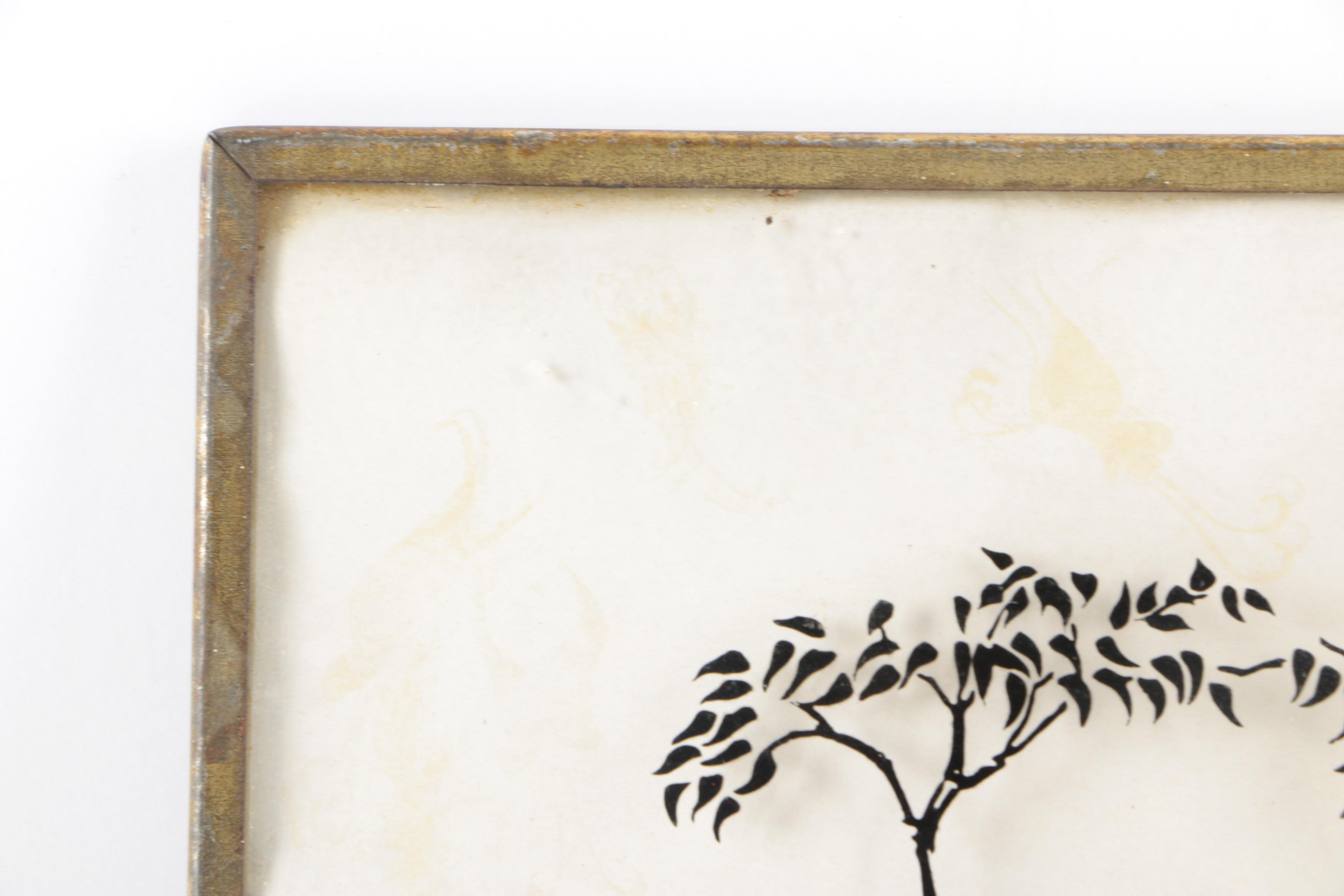 Reverse Painting on Convex Glass