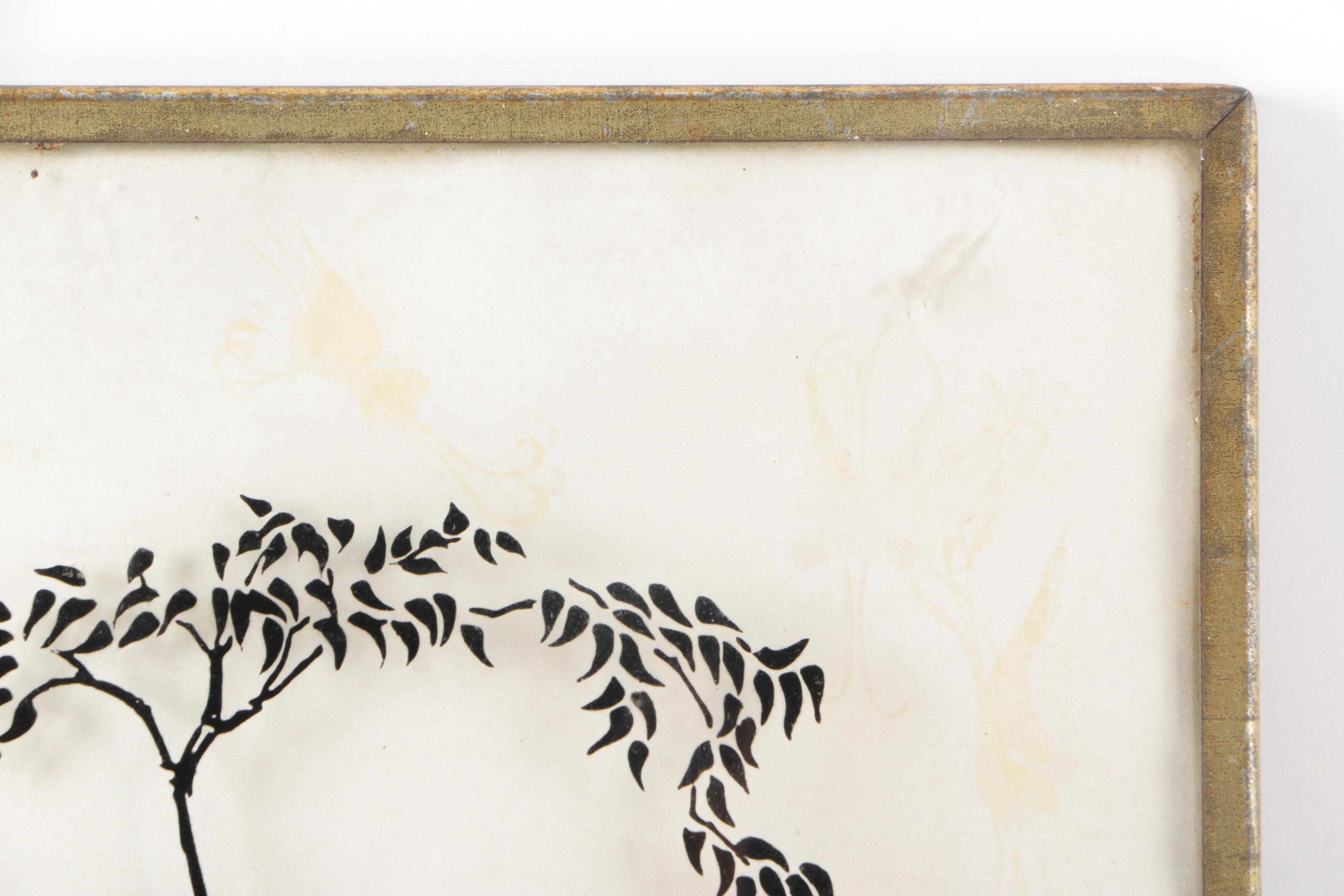 Reverse Painting on Convex Glass