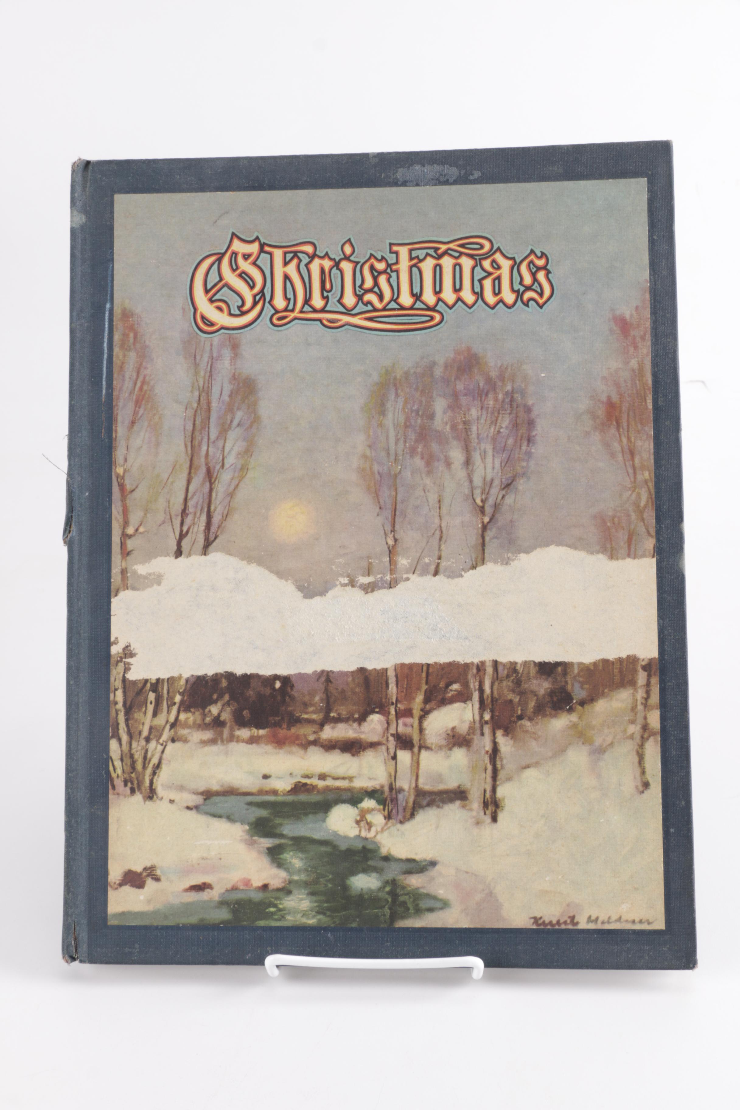 Vintage Picture Books Including "American Annual of Christmas" Volumes