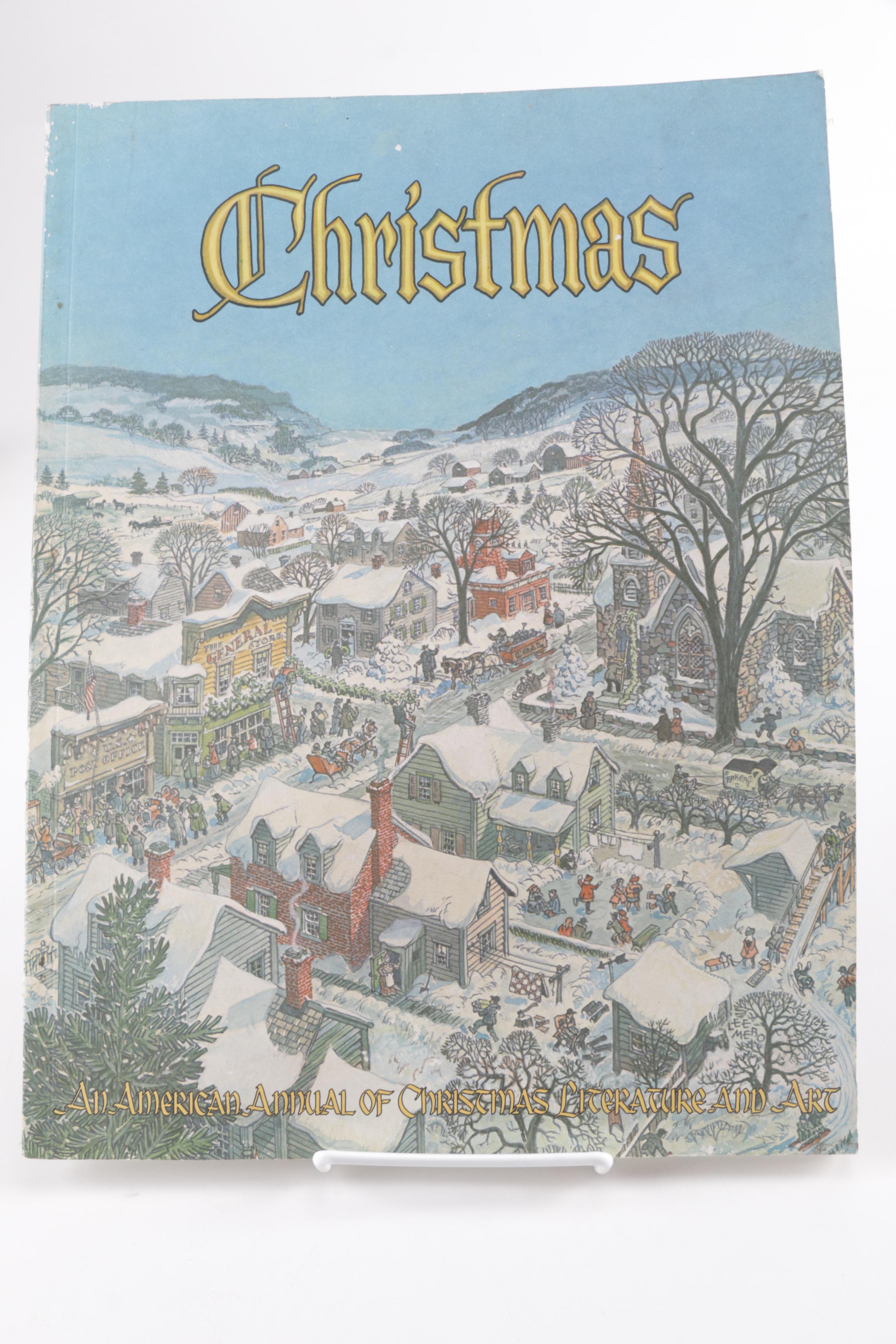 Vintage Picture Books Including "American Annual of Christmas" Volumes