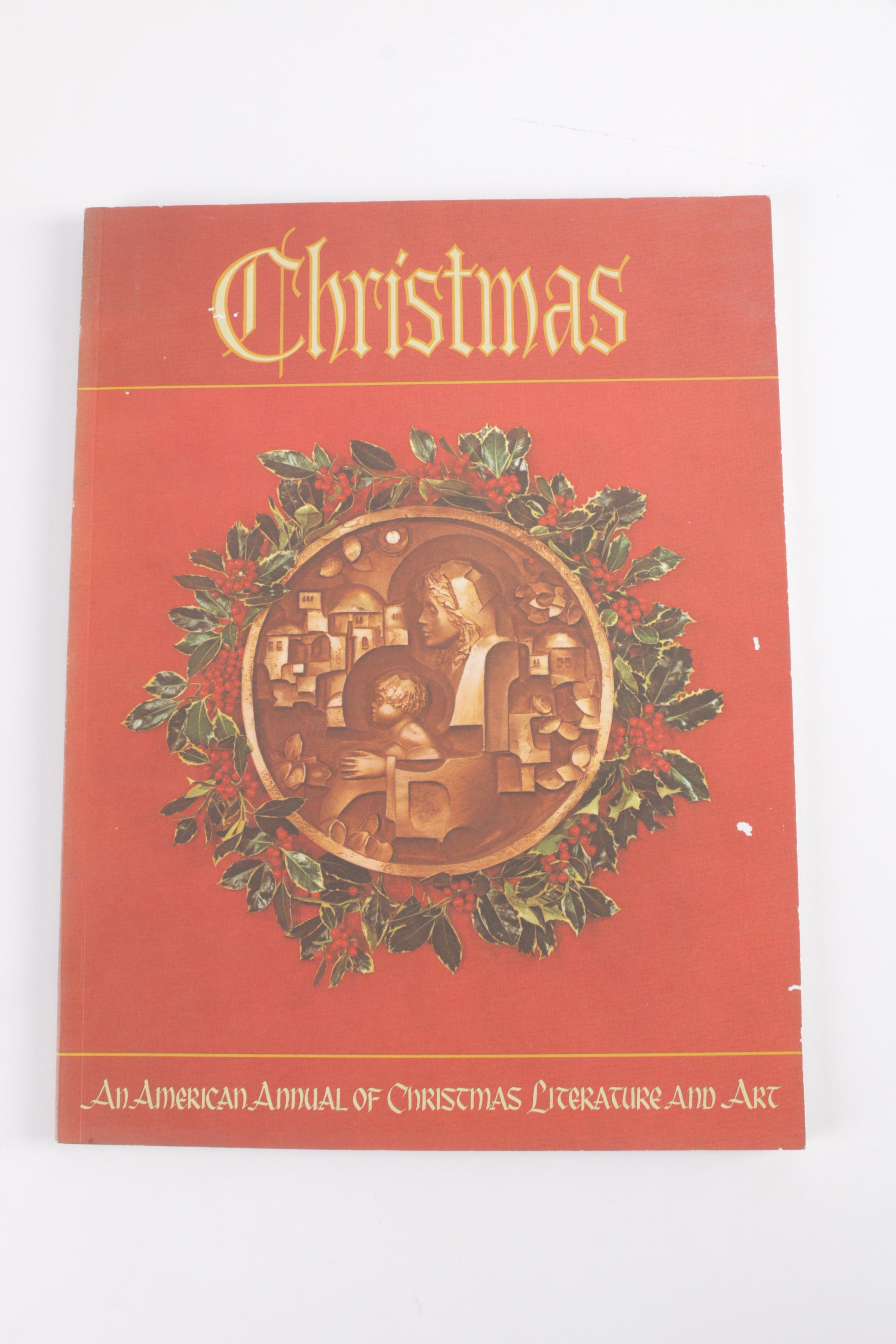 Vintage Picture Books Including "American Annual of Christmas" Volumes
