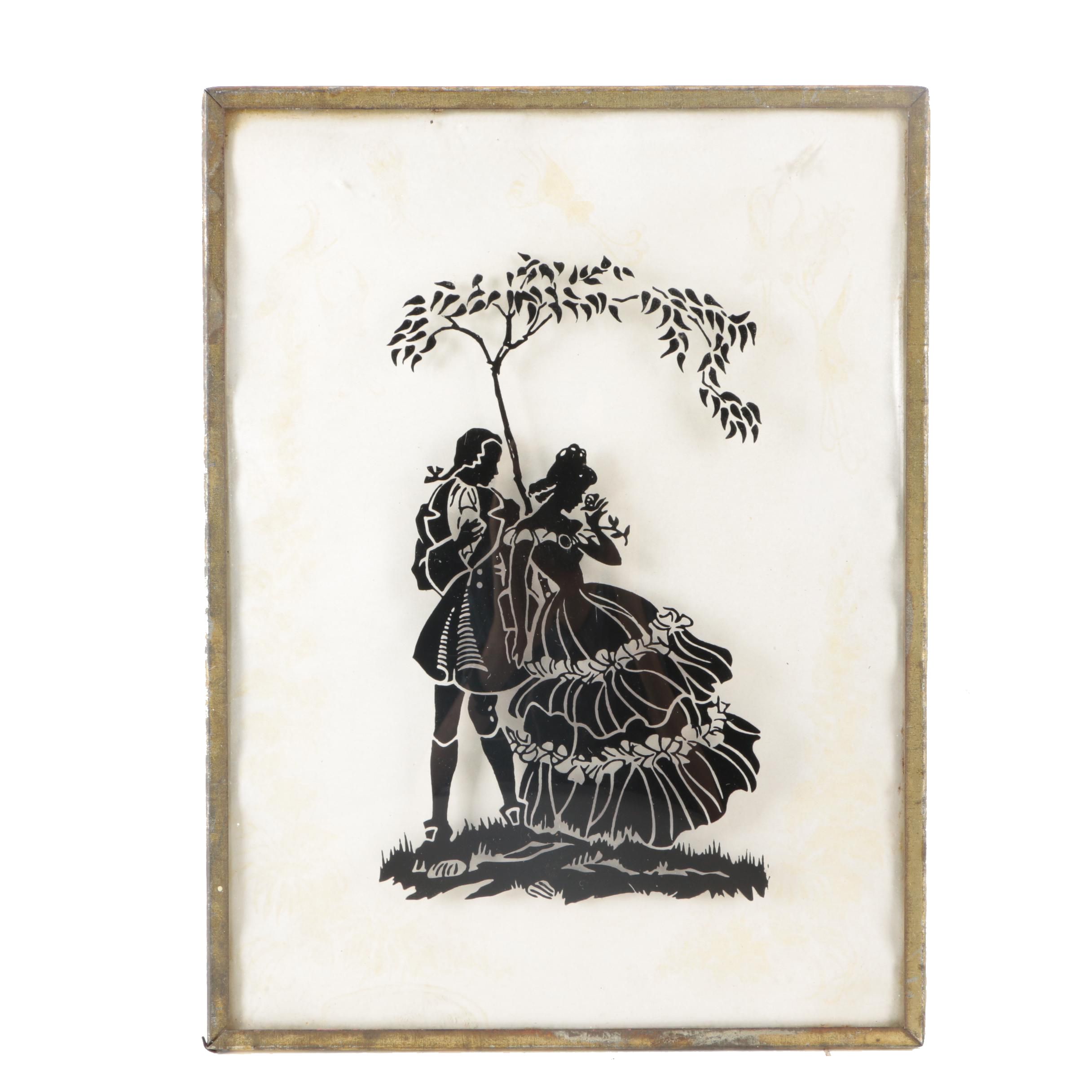 Reverse Painting on Convex Glass