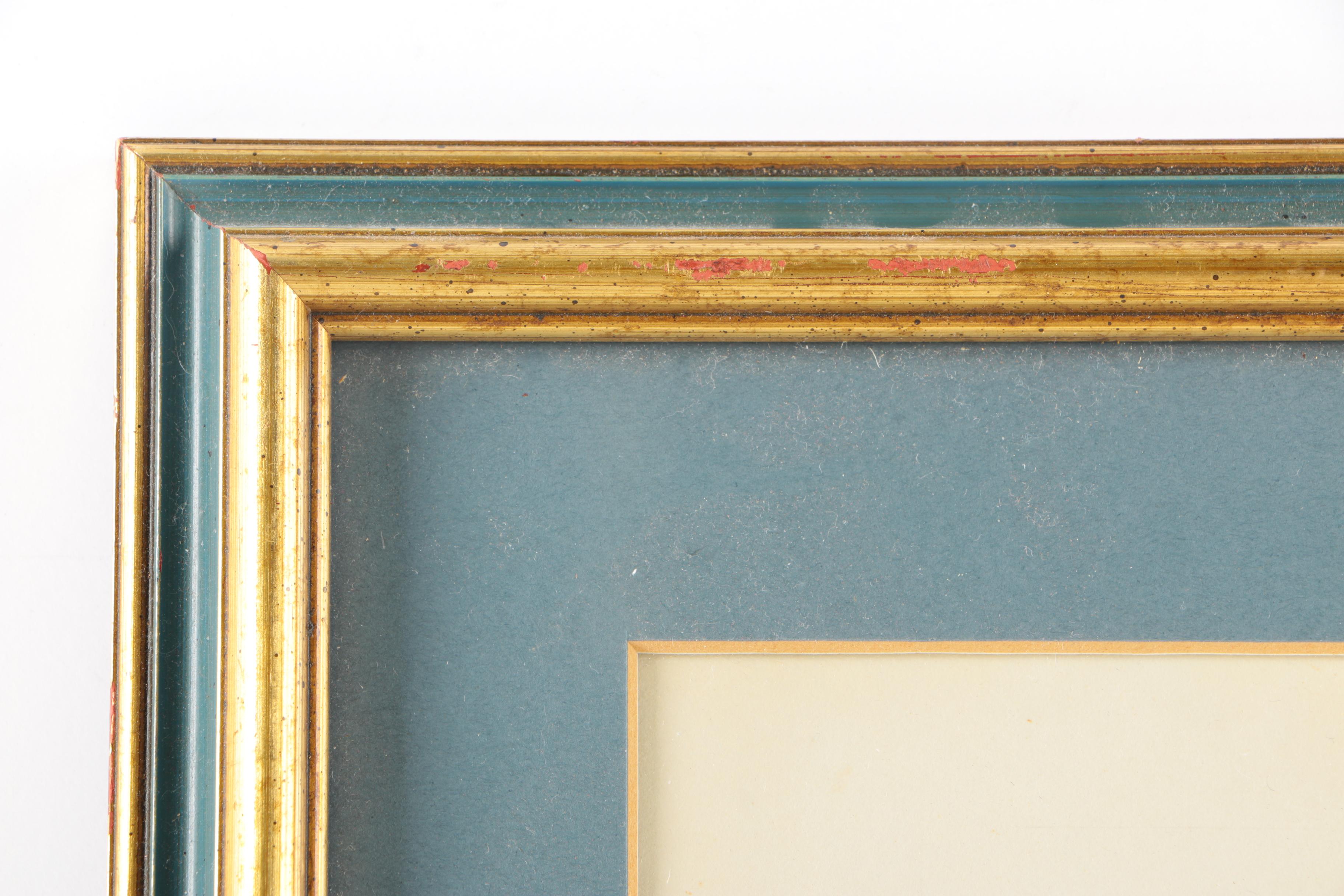 B.E. Schmidt 1961 Floral Gouache and Watercolor on Paper