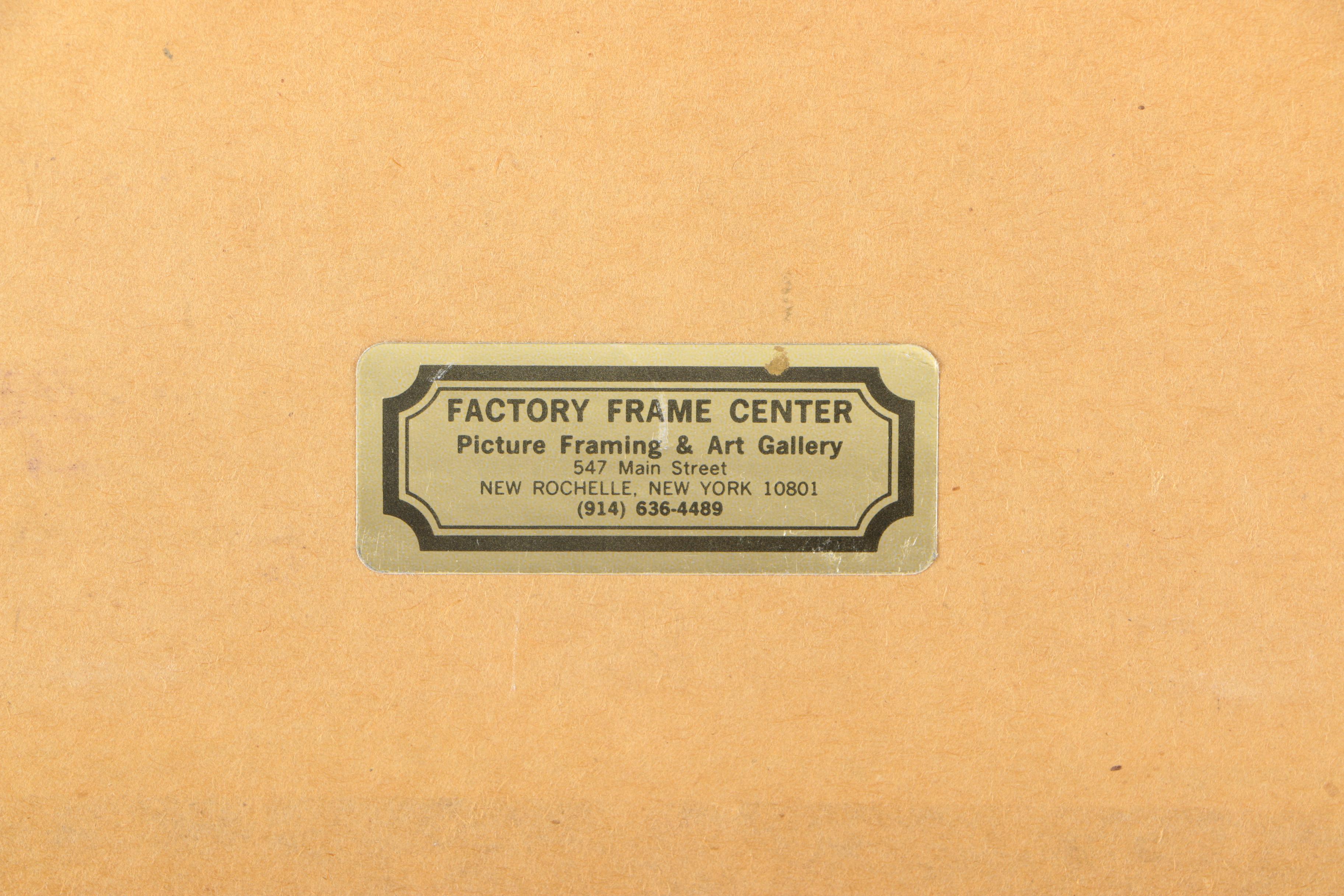 B.E. Schmidt 1961 Floral Gouache and Watercolor on Paper