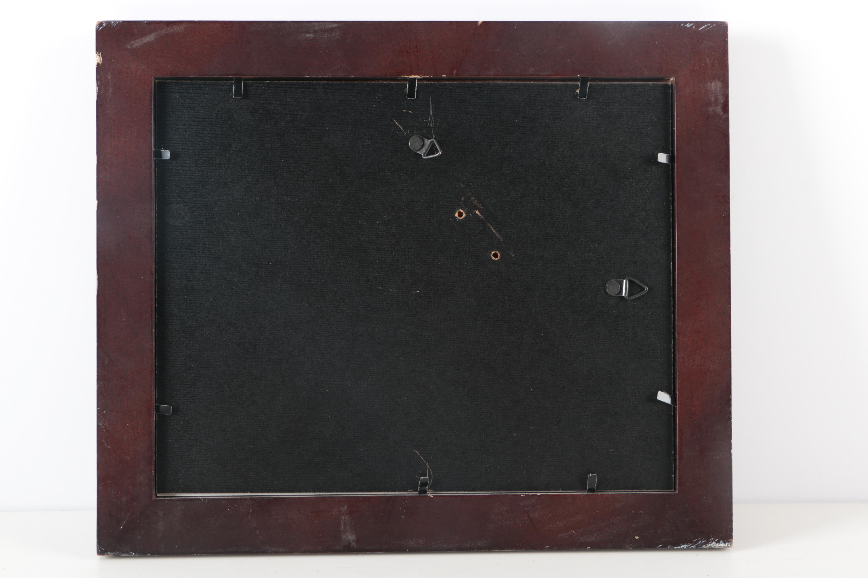 Enook Manomie Lithograph on Paper of Inuit Family