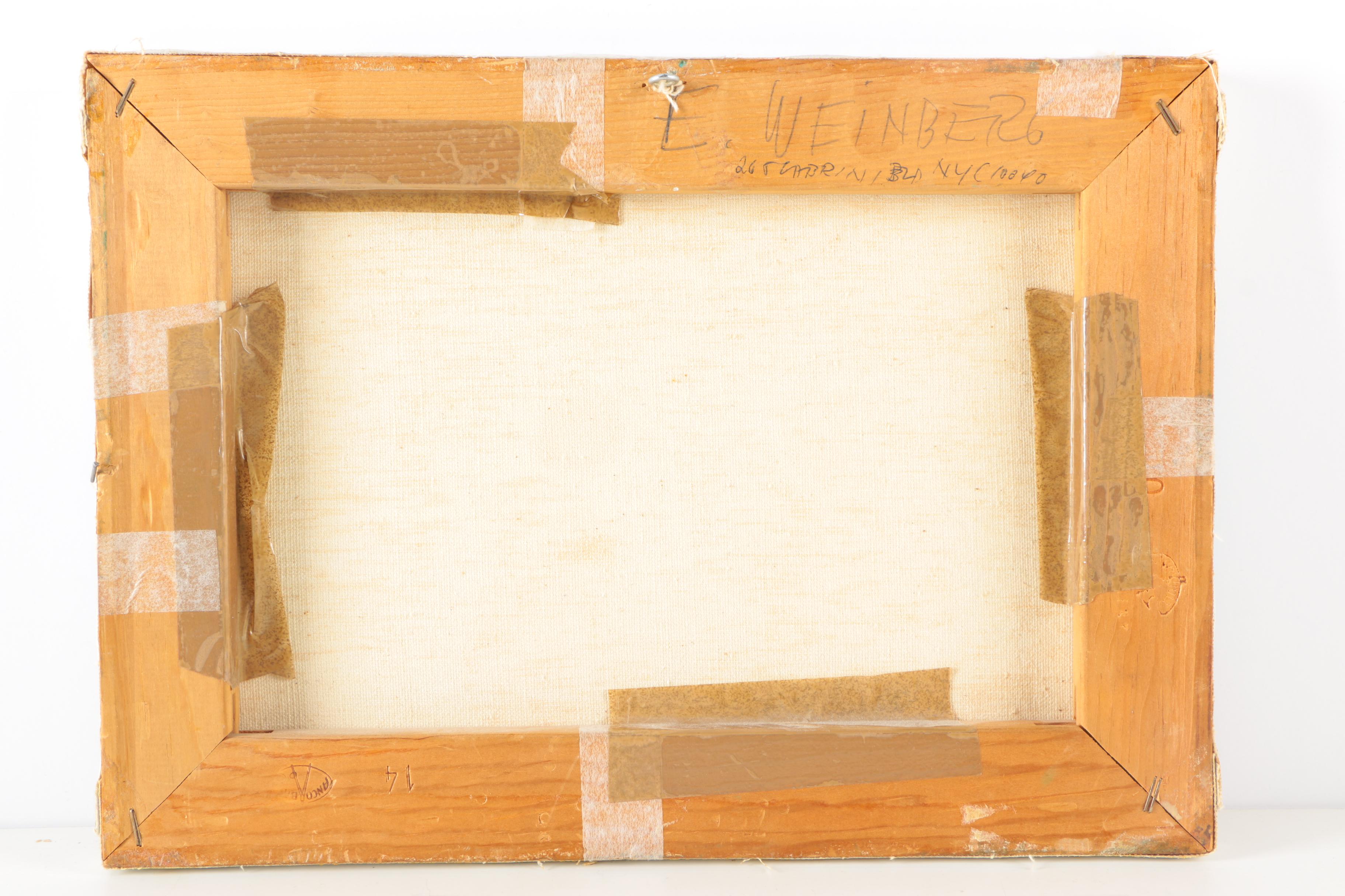 Eugenie Weinberg Acrylic Paintings on Canvas and Board