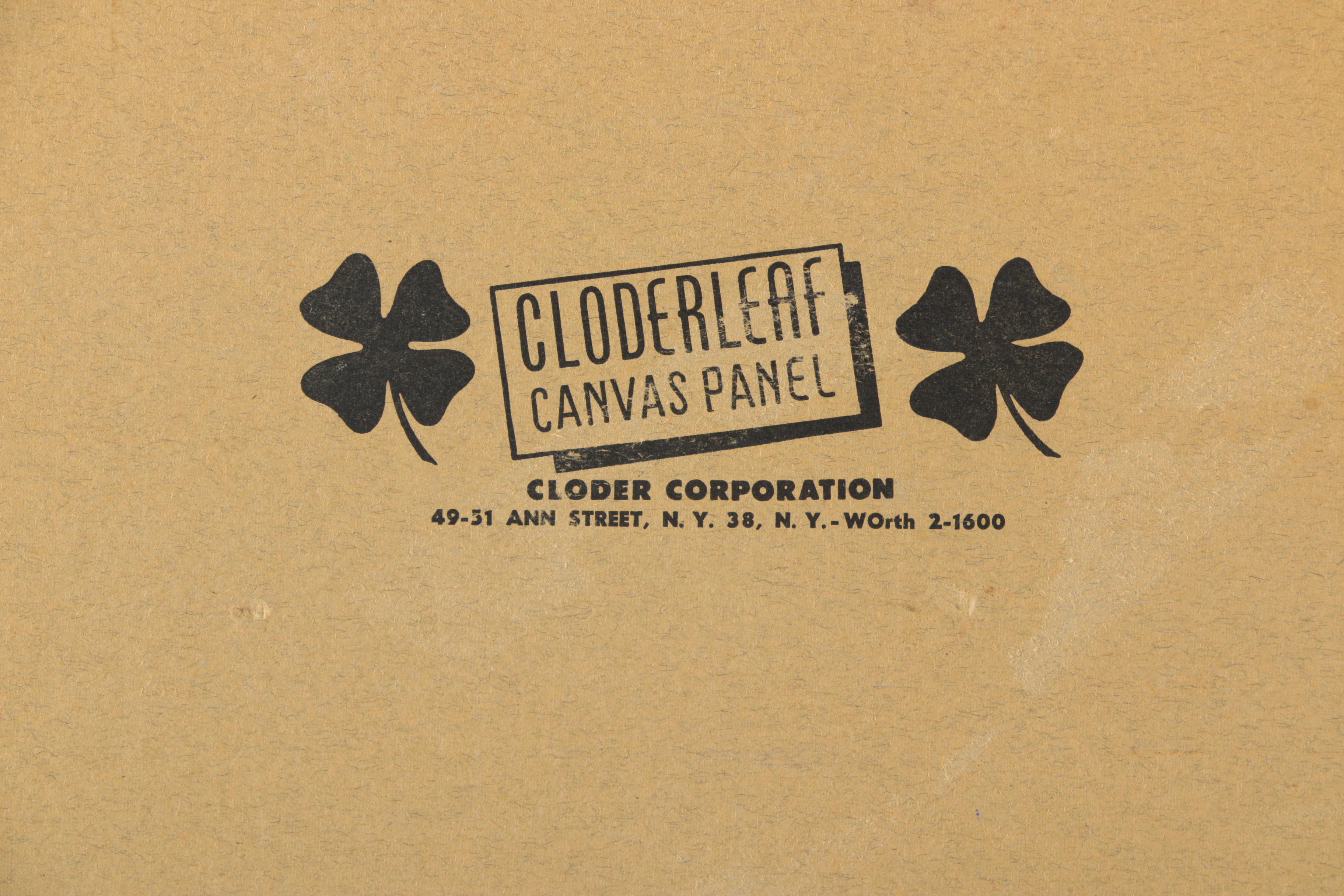 Eugenie Weinberg Mid-Century Acrylic Paintings on Canvas Board