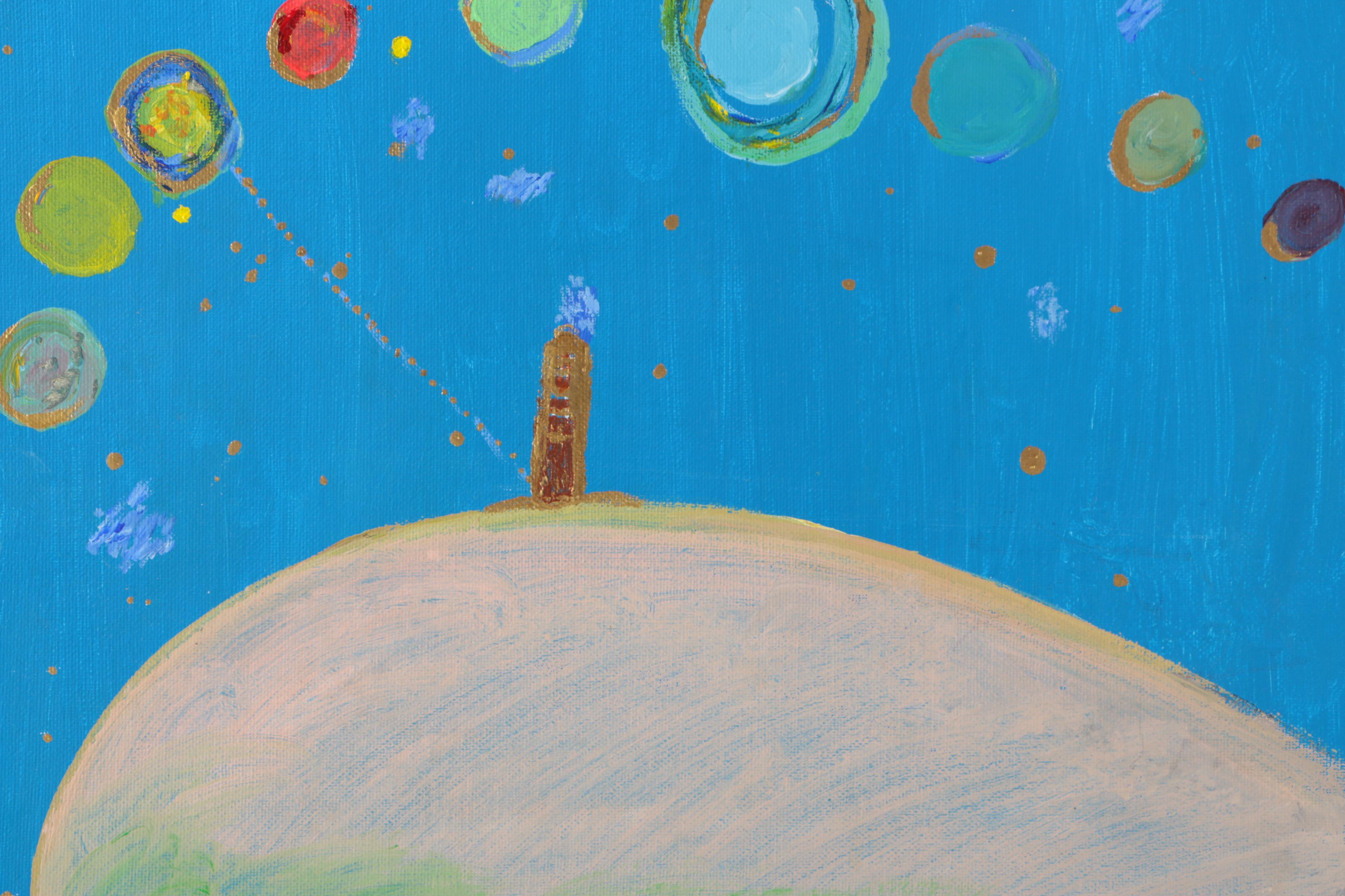 Eugenie Weinberg Mid-Century Acrylic Paintings on Canvas Board