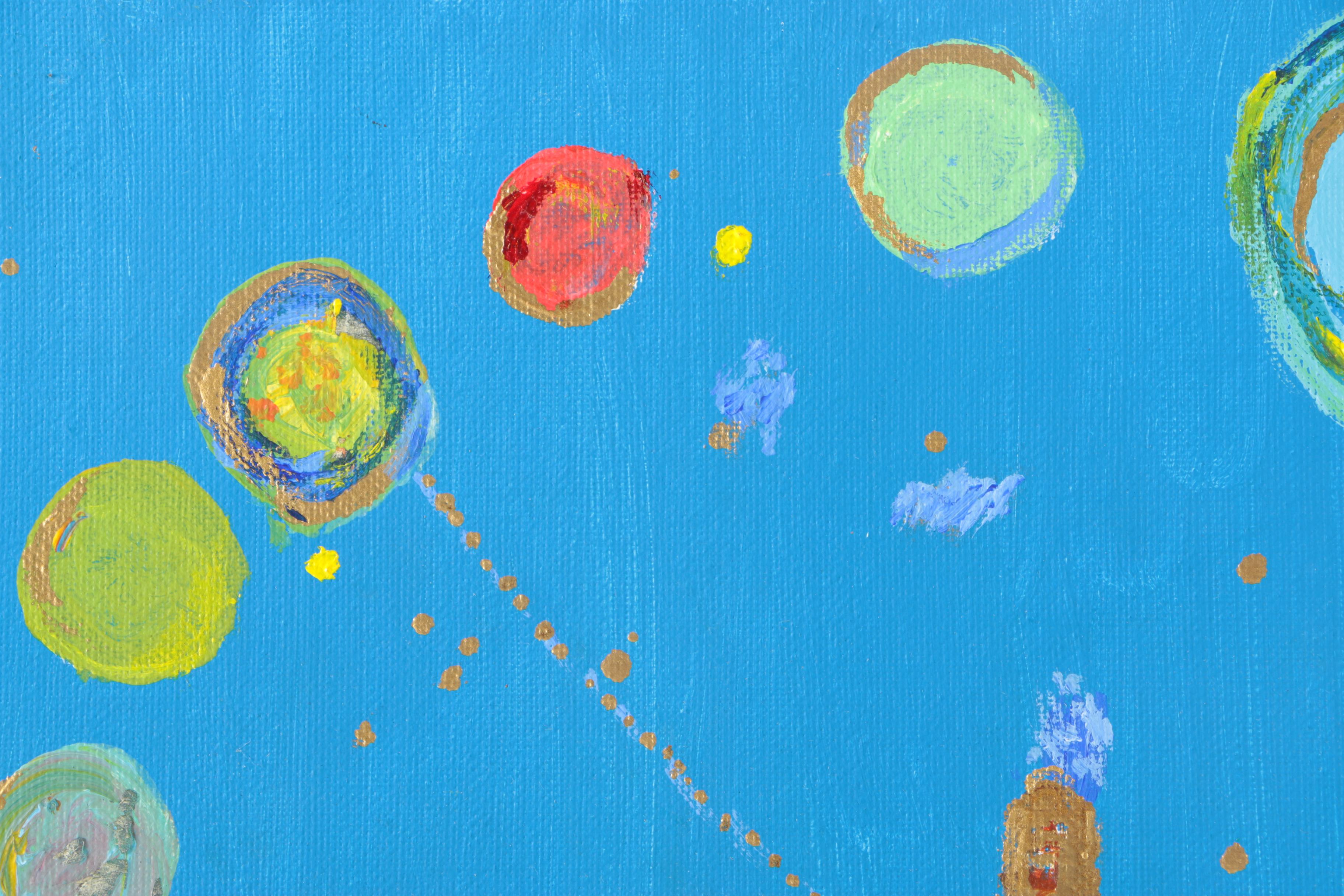 Eugenie Weinberg Mid-Century Acrylic Paintings on Canvas Board