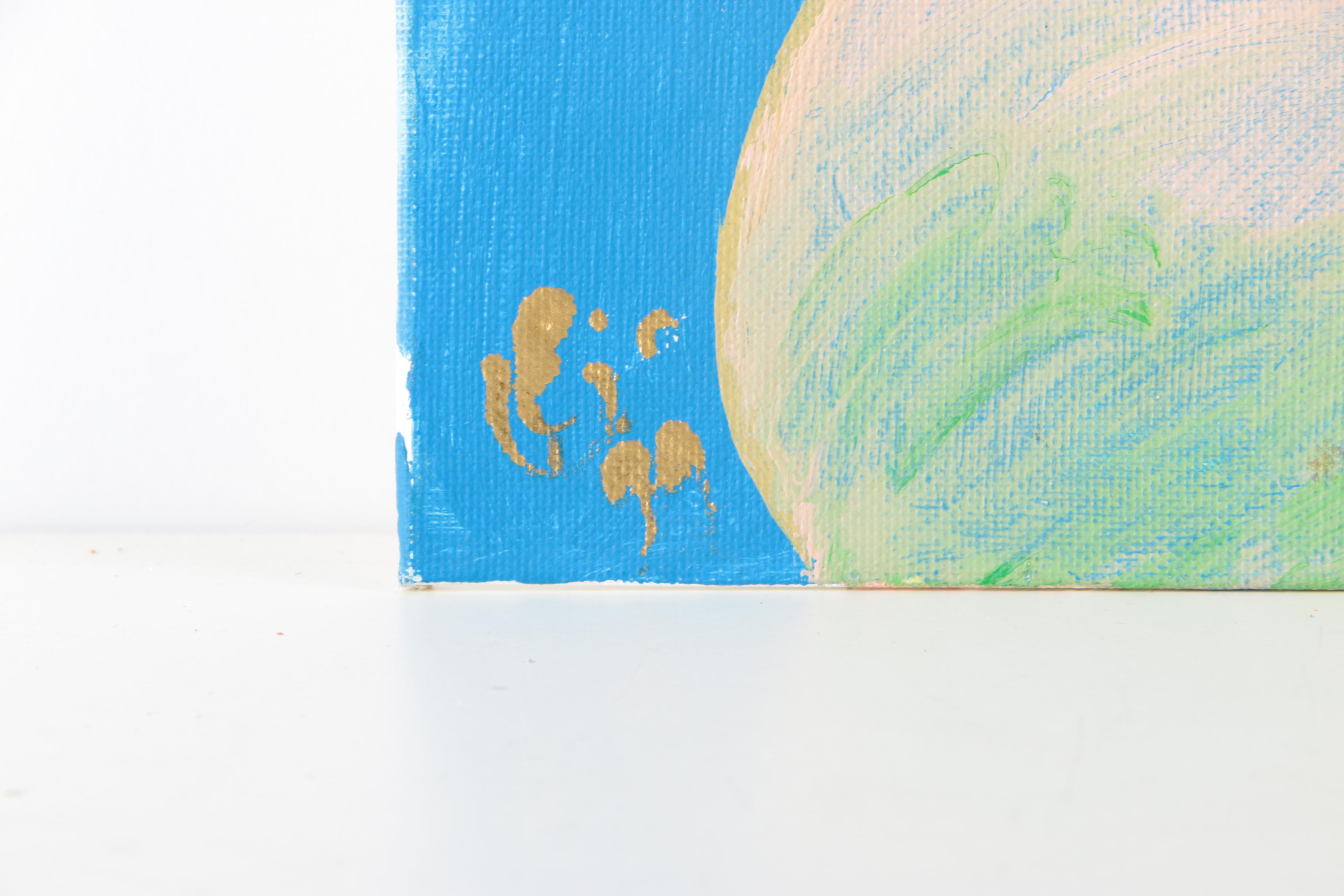 Eugenie Weinberg Mid-Century Acrylic Paintings on Canvas Board