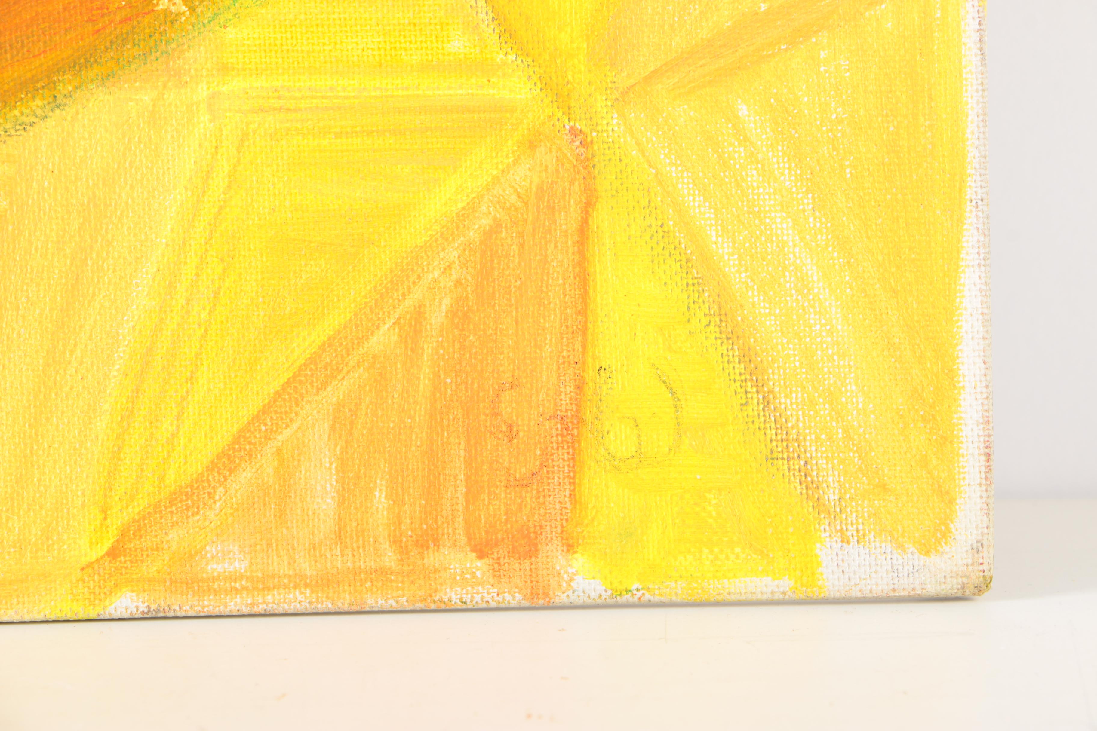 Eugenie Weinberg Mid-Century Acrylic Paintings on Canvas Board