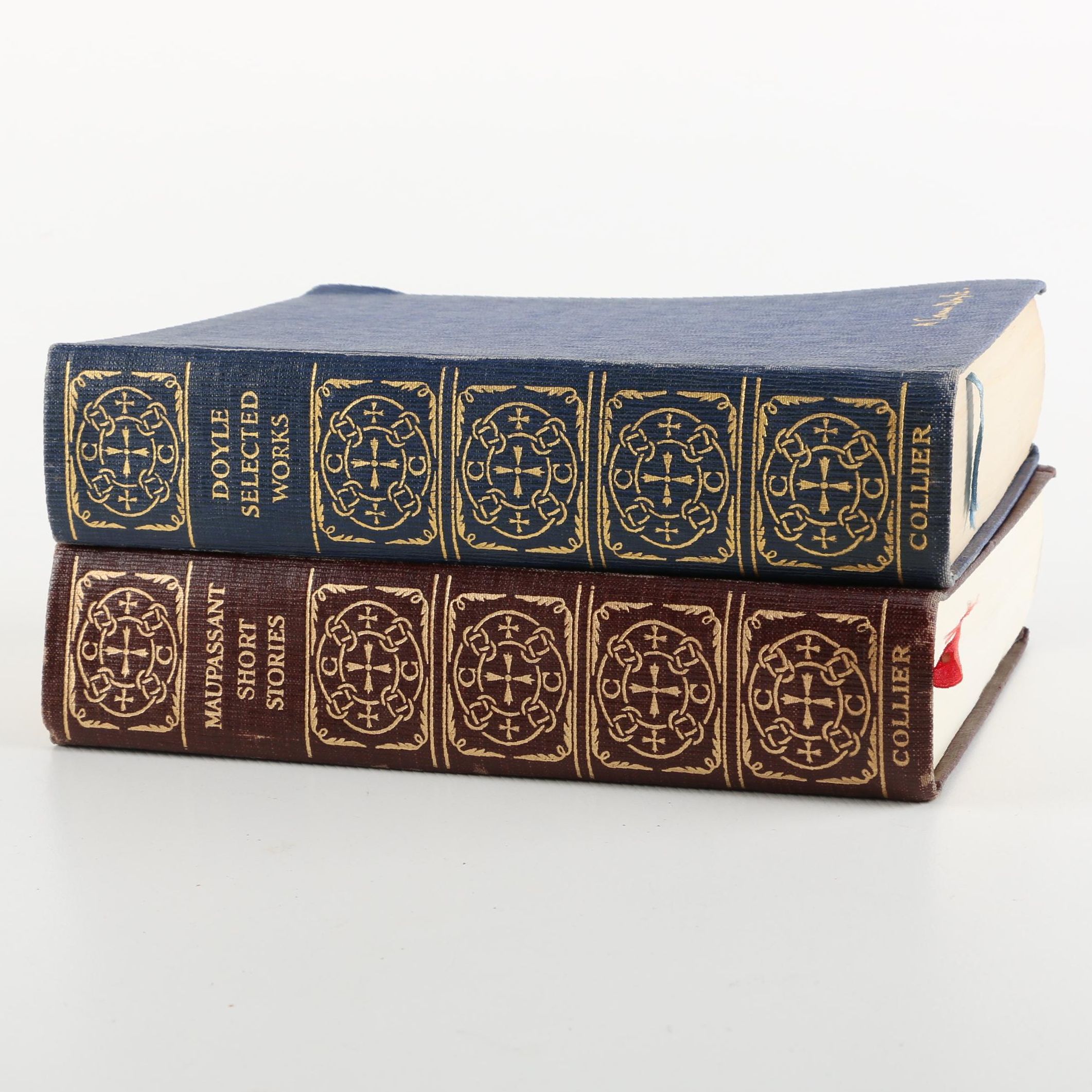 Antique A. Conan Doyle and Guy de Maupassant Works
