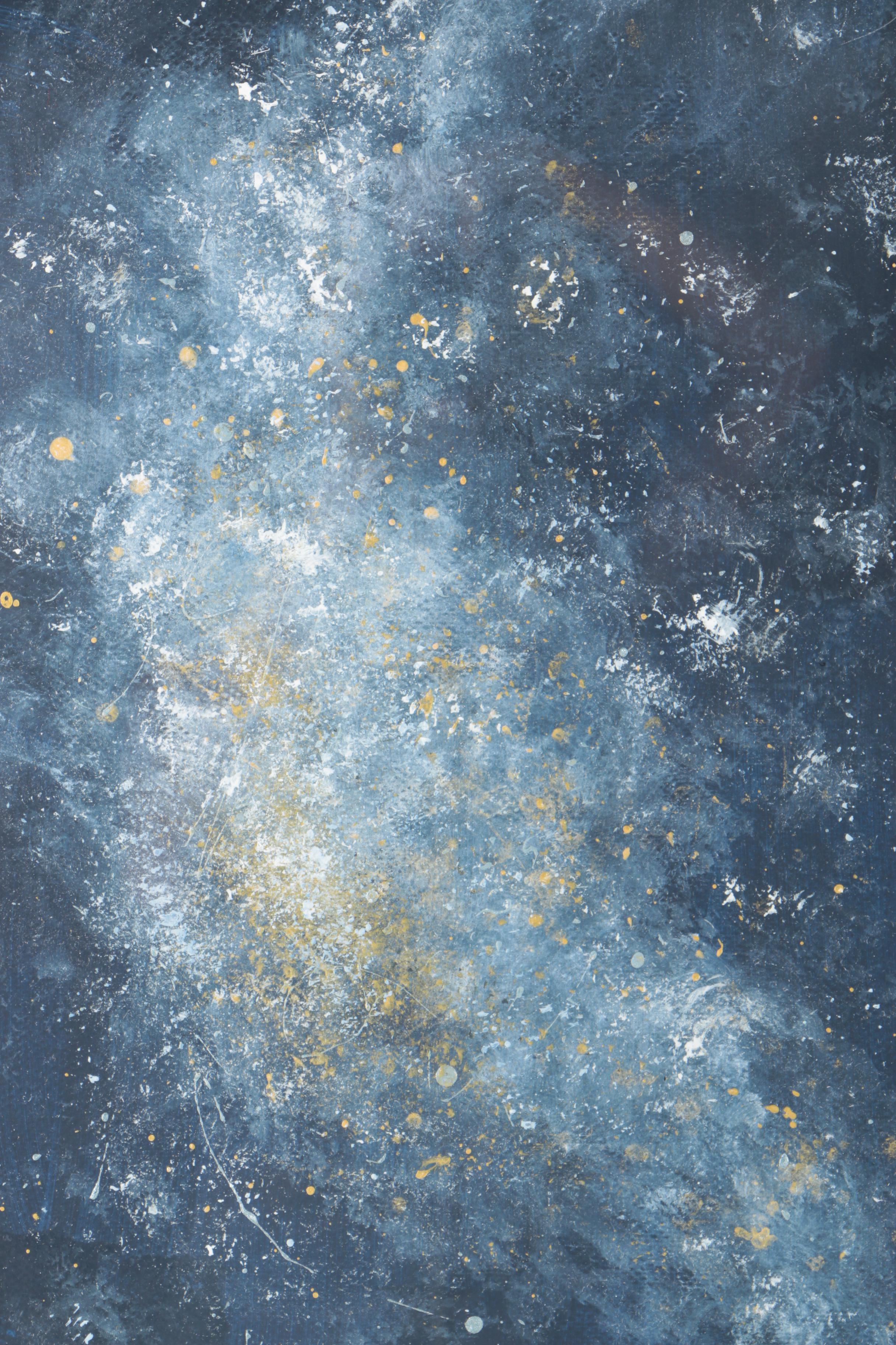 Wyatt Tan Gouache on Paper "Galaxy Version 2"