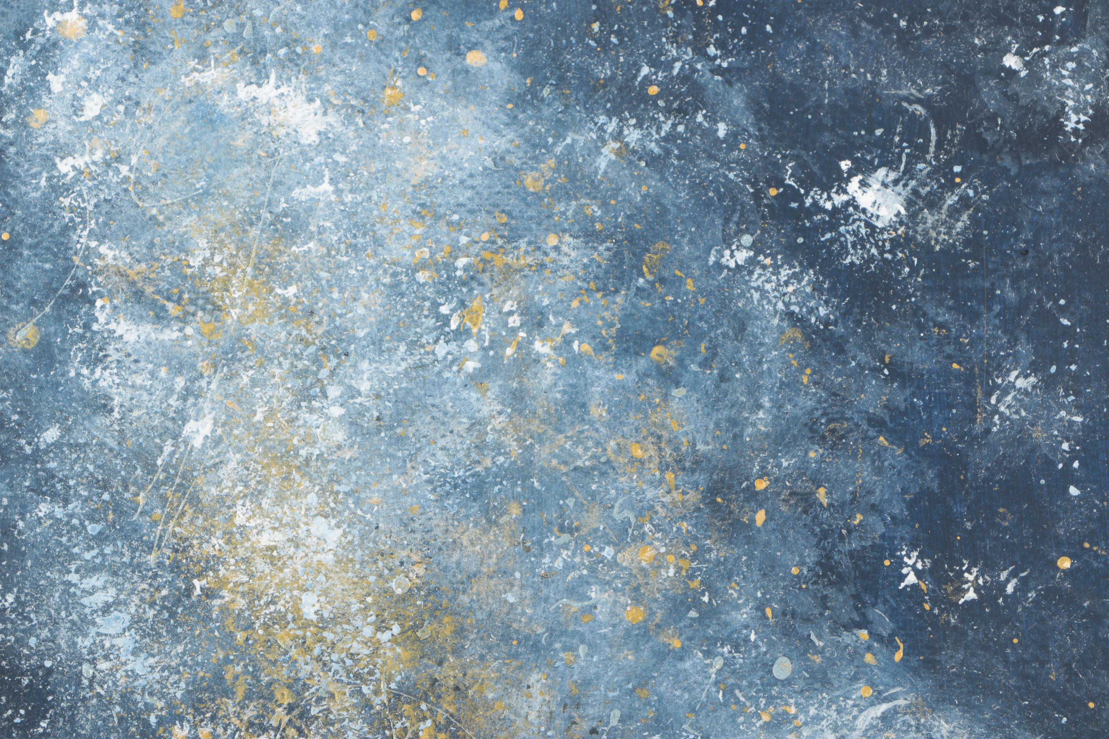 Wyatt Tan Gouache on Paper "Galaxy Version 2"