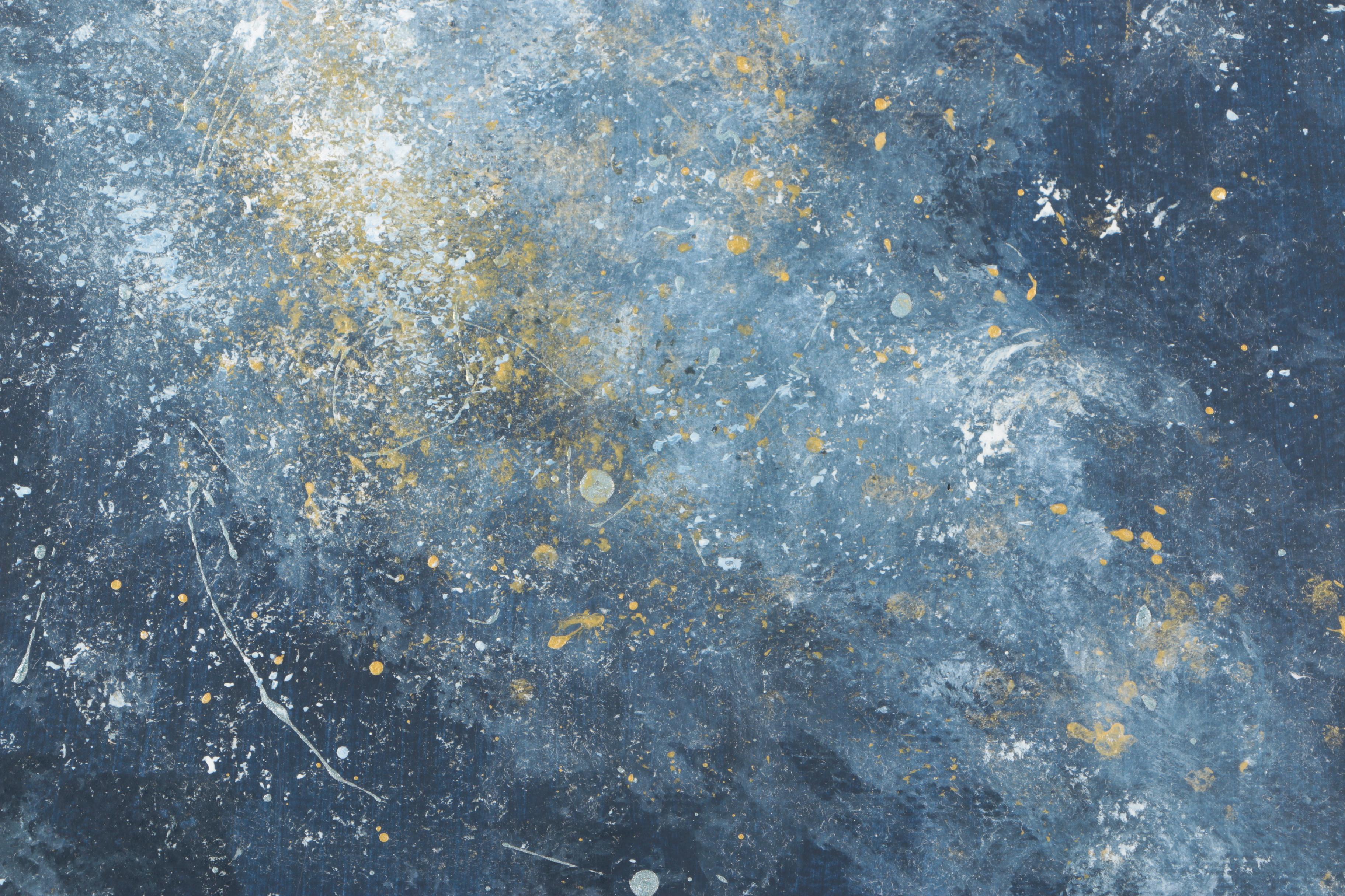 Wyatt Tan Gouache on Paper "Galaxy Version 2"