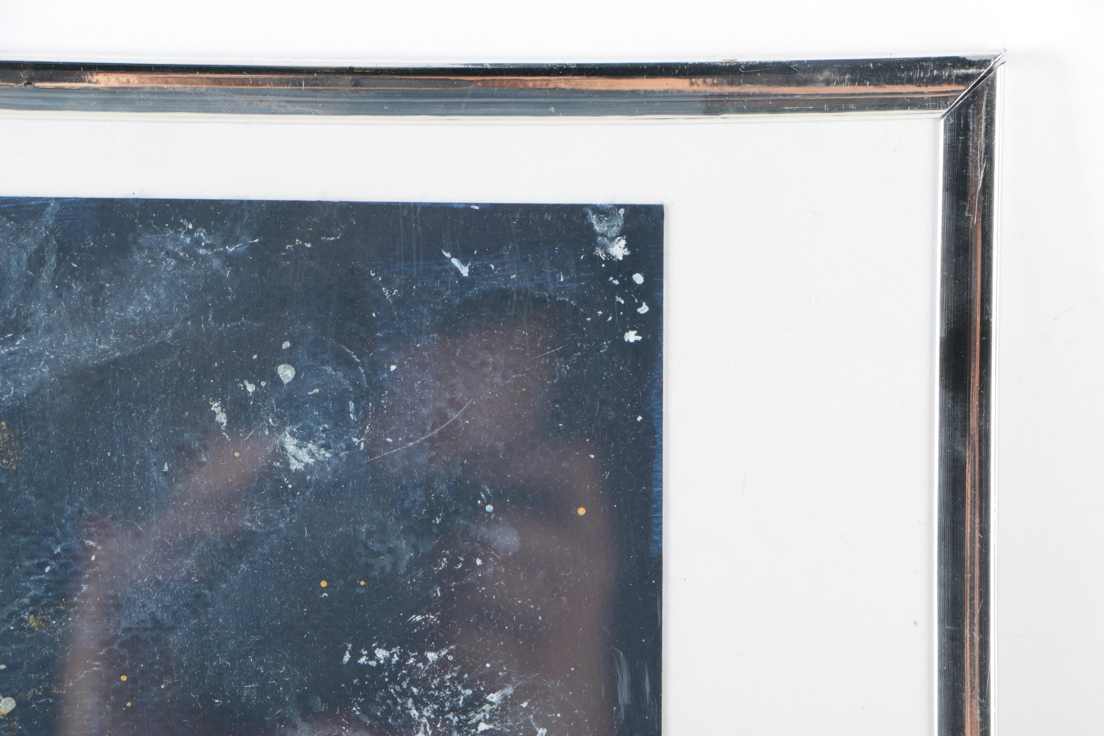 Wyatt Tan Gouache on Paper "Galaxy Version 2"