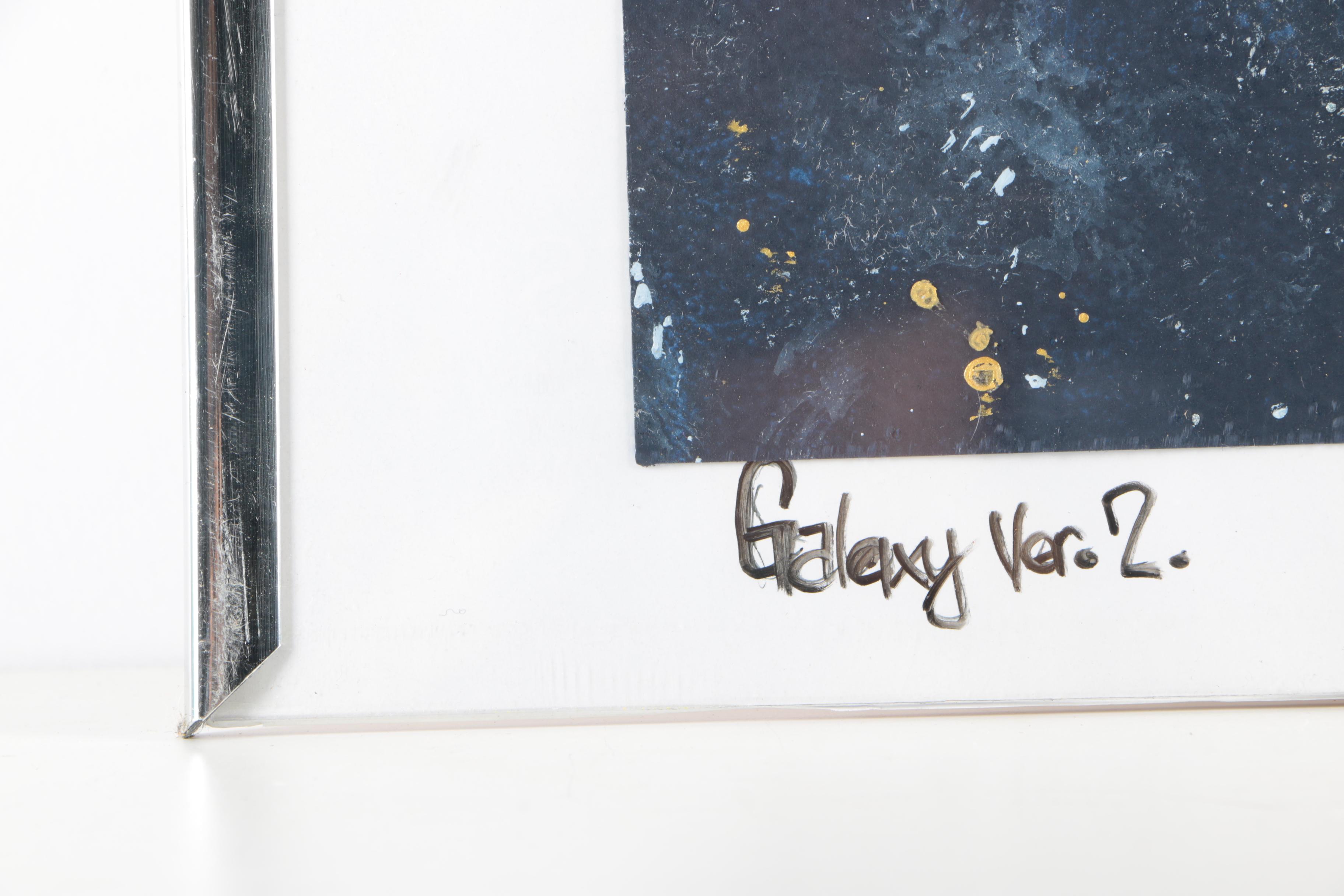 Wyatt Tan Gouache on Paper "Galaxy Version 2"