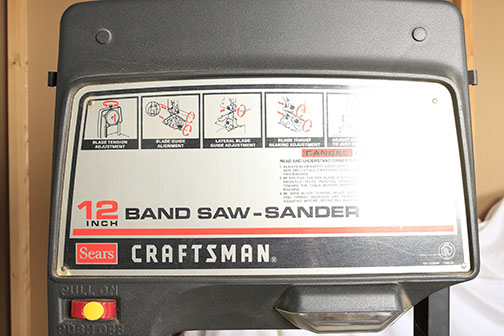 Craftsman 12 Inch Band Saw-Sander