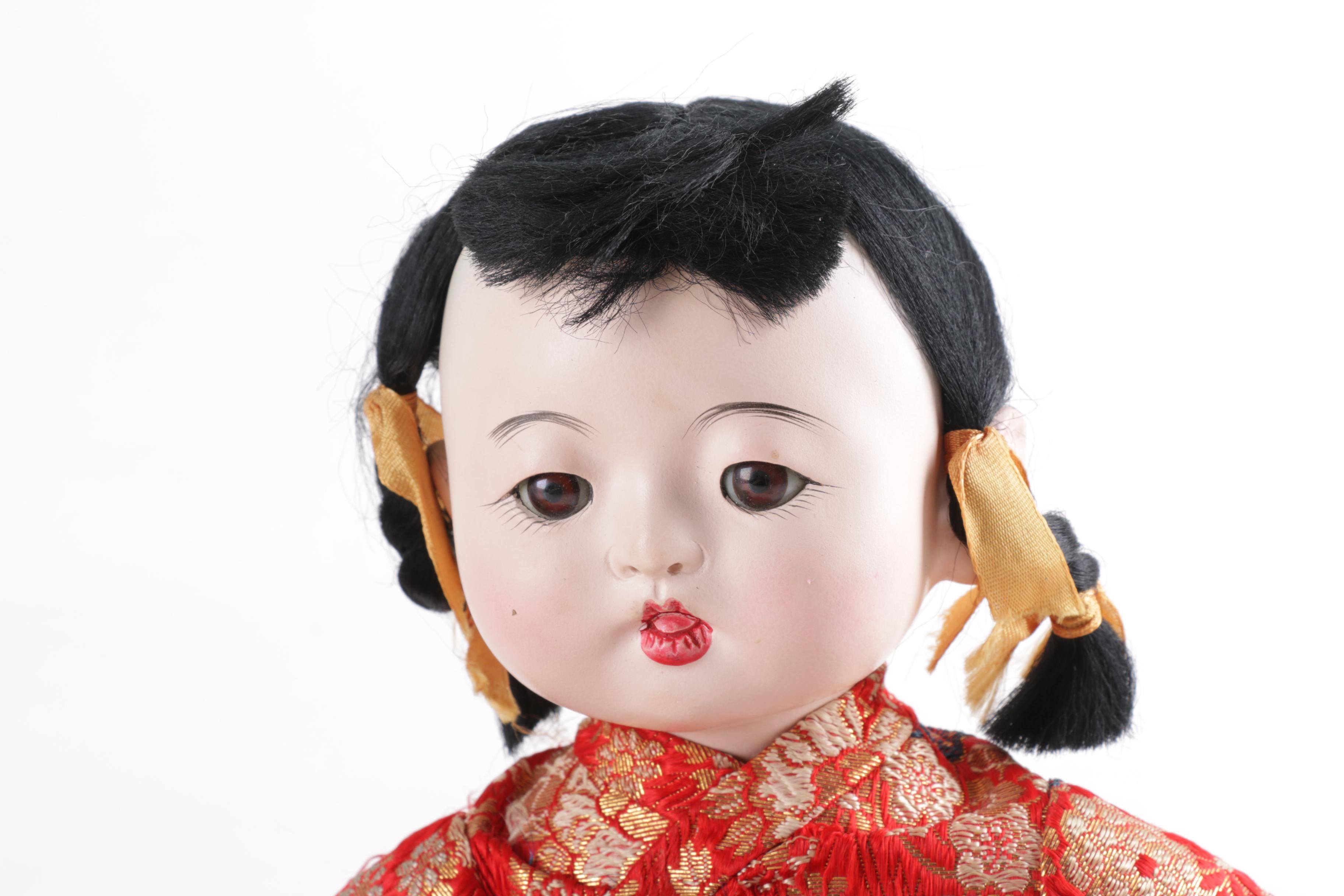 Pair of Chinese Dolls