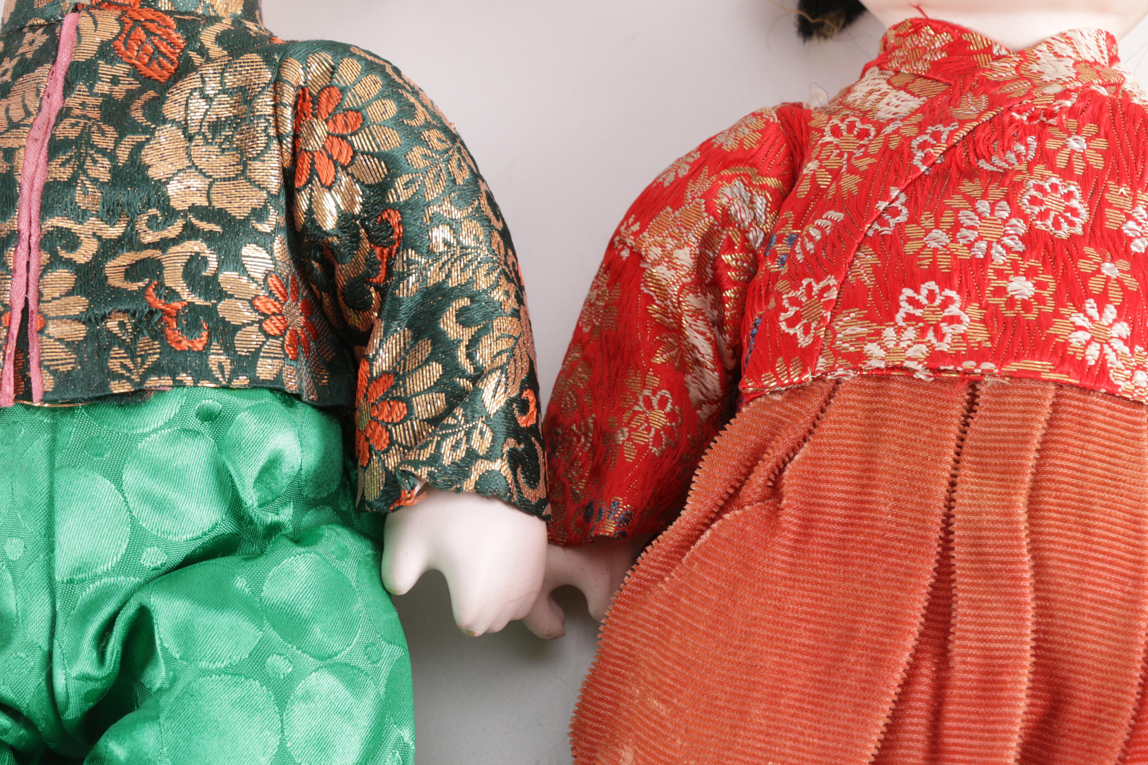 Pair of Chinese Dolls