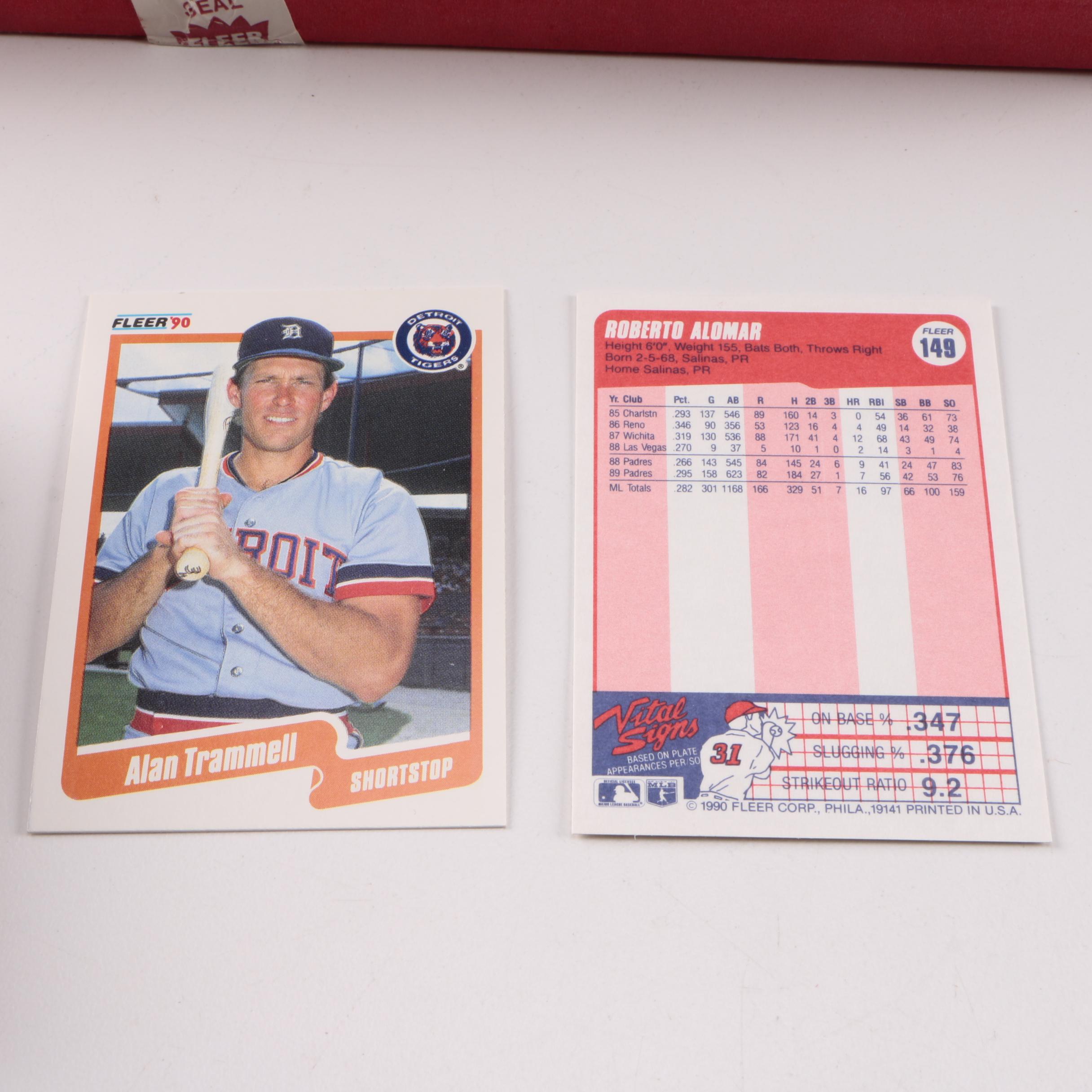 1990-1992 Complete Fleer Baseball Sets