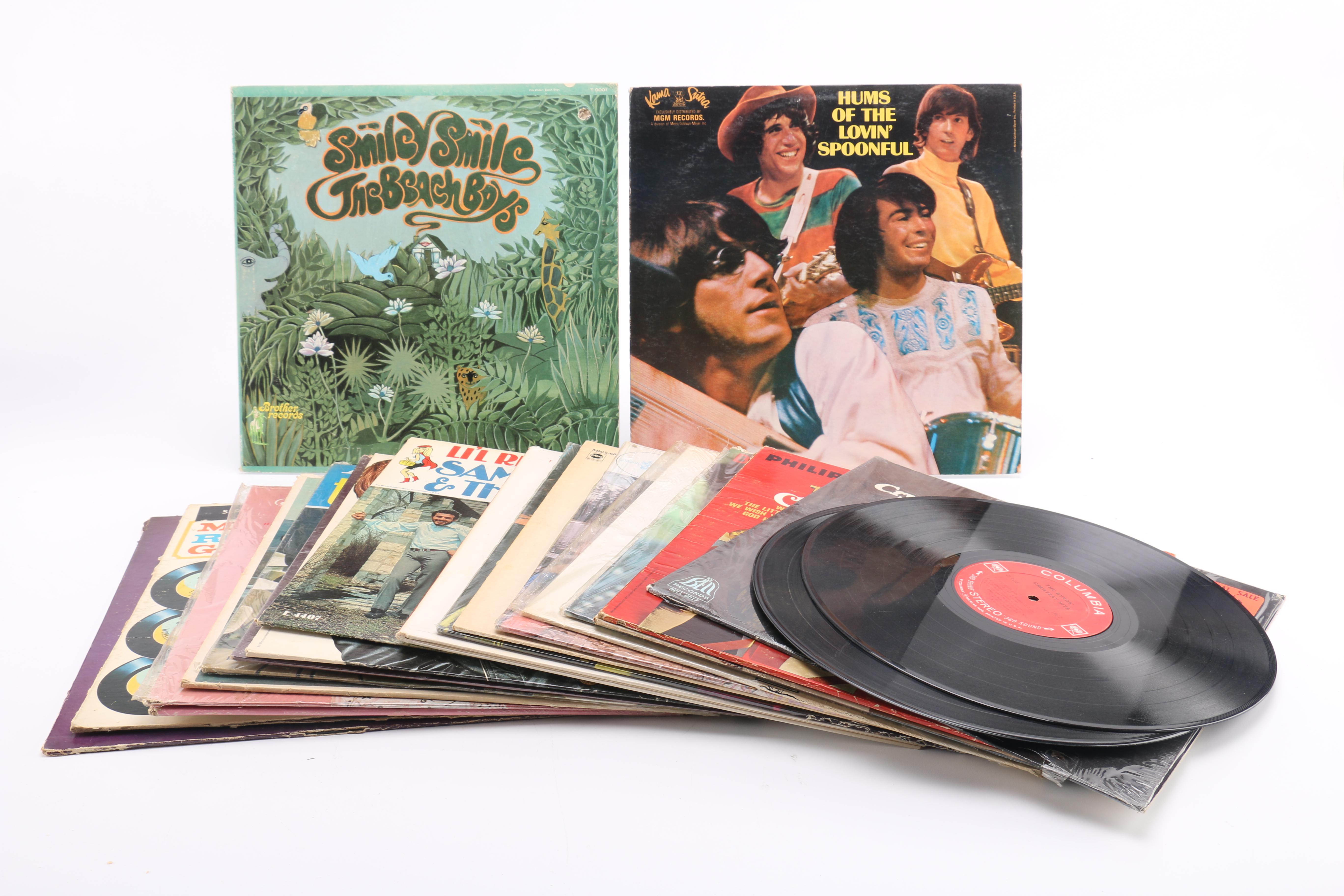 Assortment of 1960s-80s Pop and Rock LPs