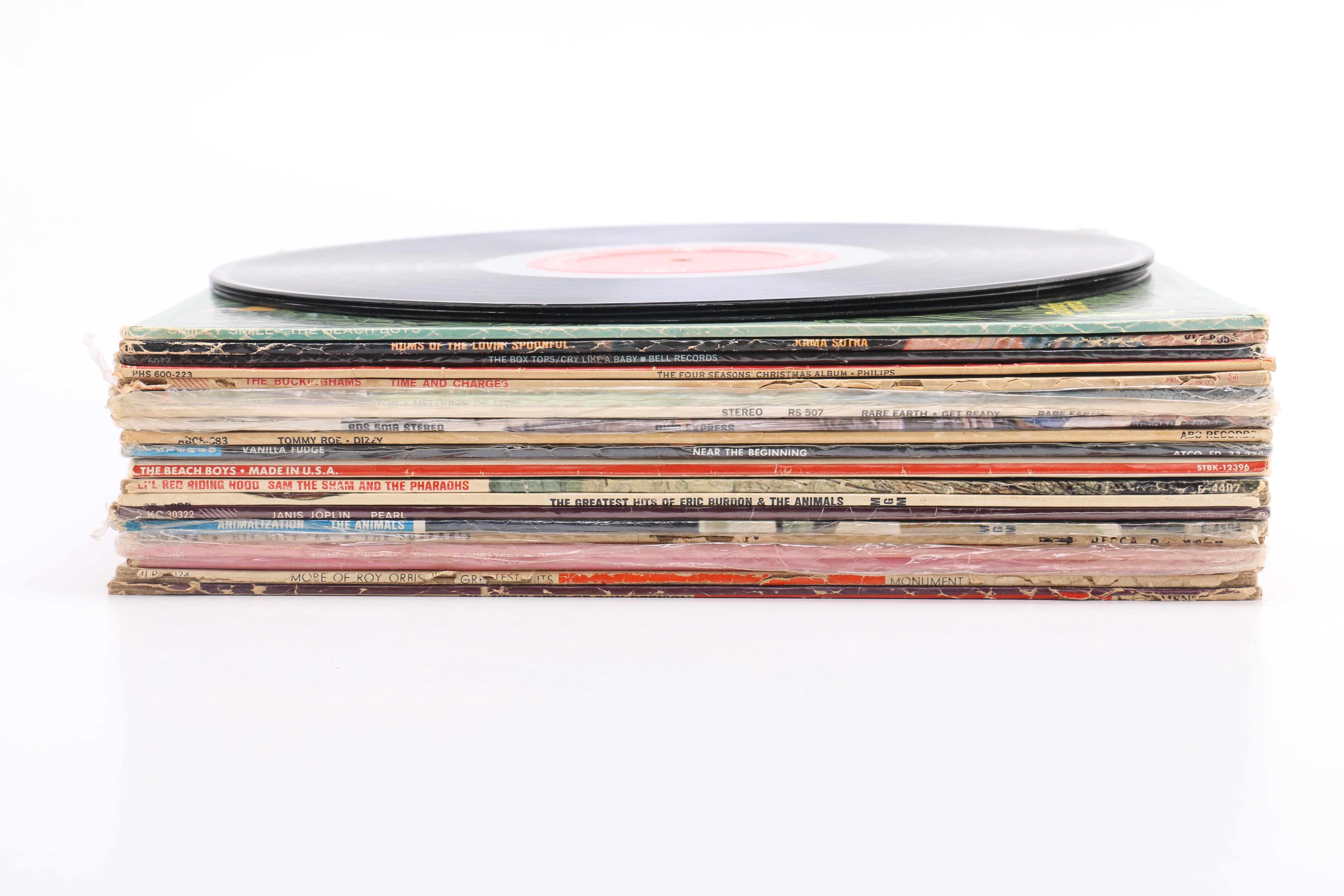 Assortment of 1960s-80s Pop and Rock LPs