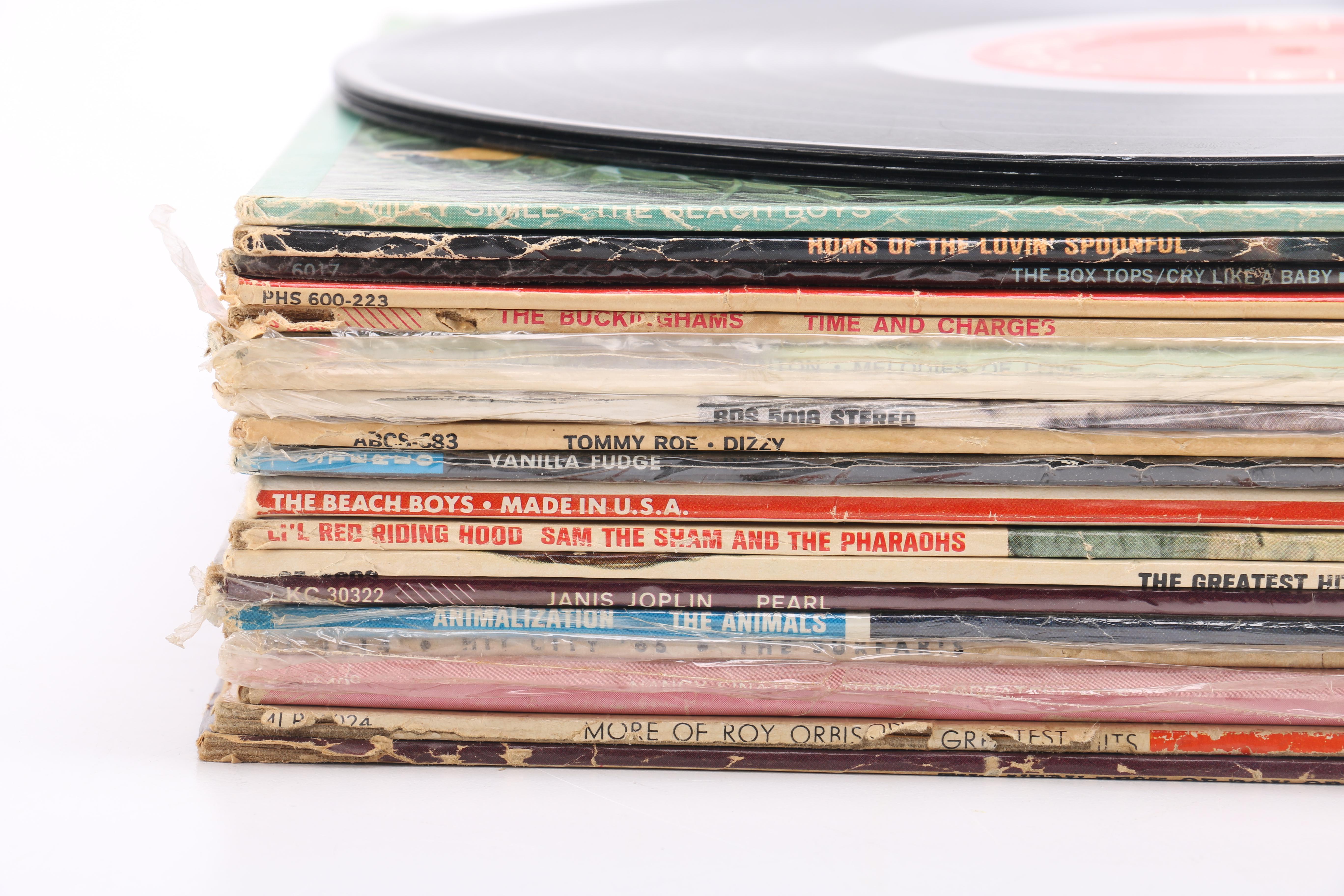 Assortment of 1960s-80s Pop and Rock LPs