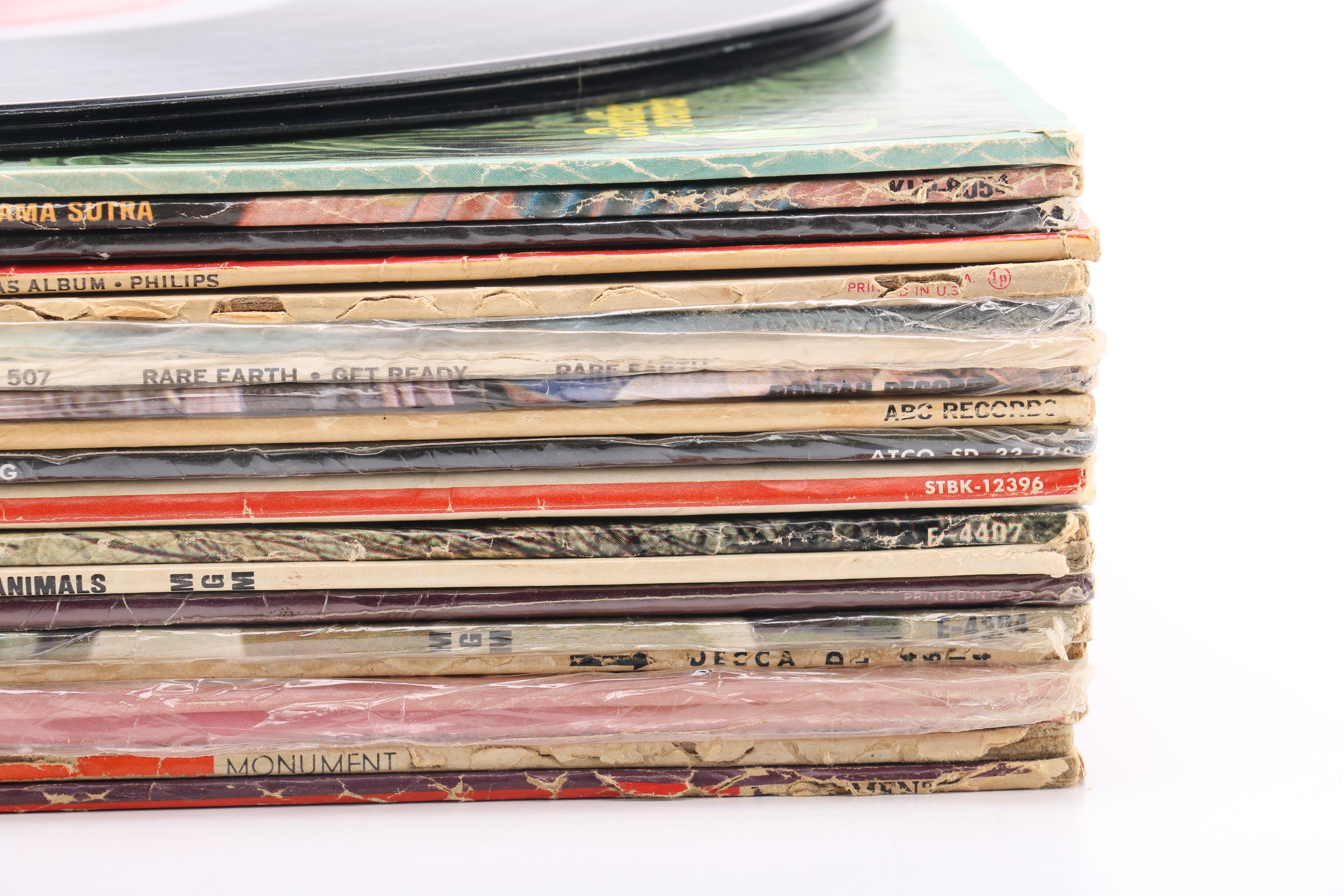 Assortment of 1960s-80s Pop and Rock LPs