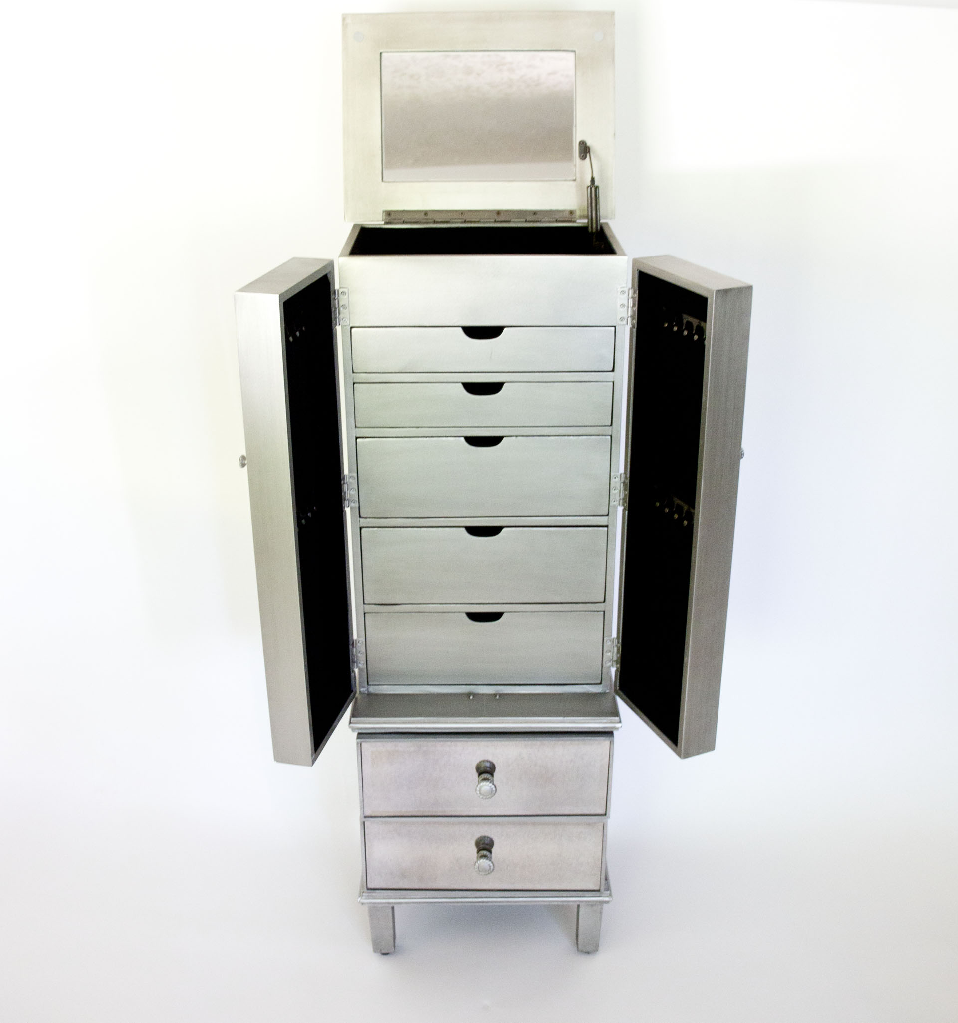 Mirrored Jewelry Cabinet