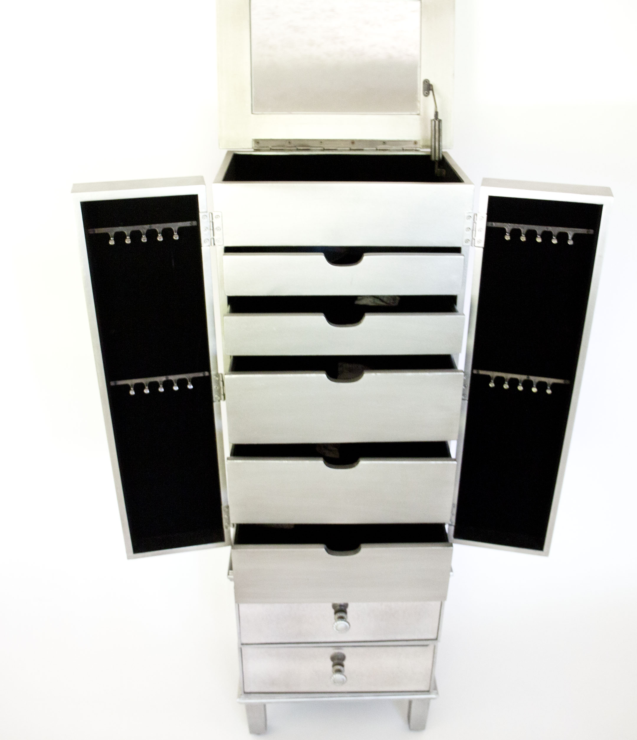 Mirrored Jewelry Cabinet