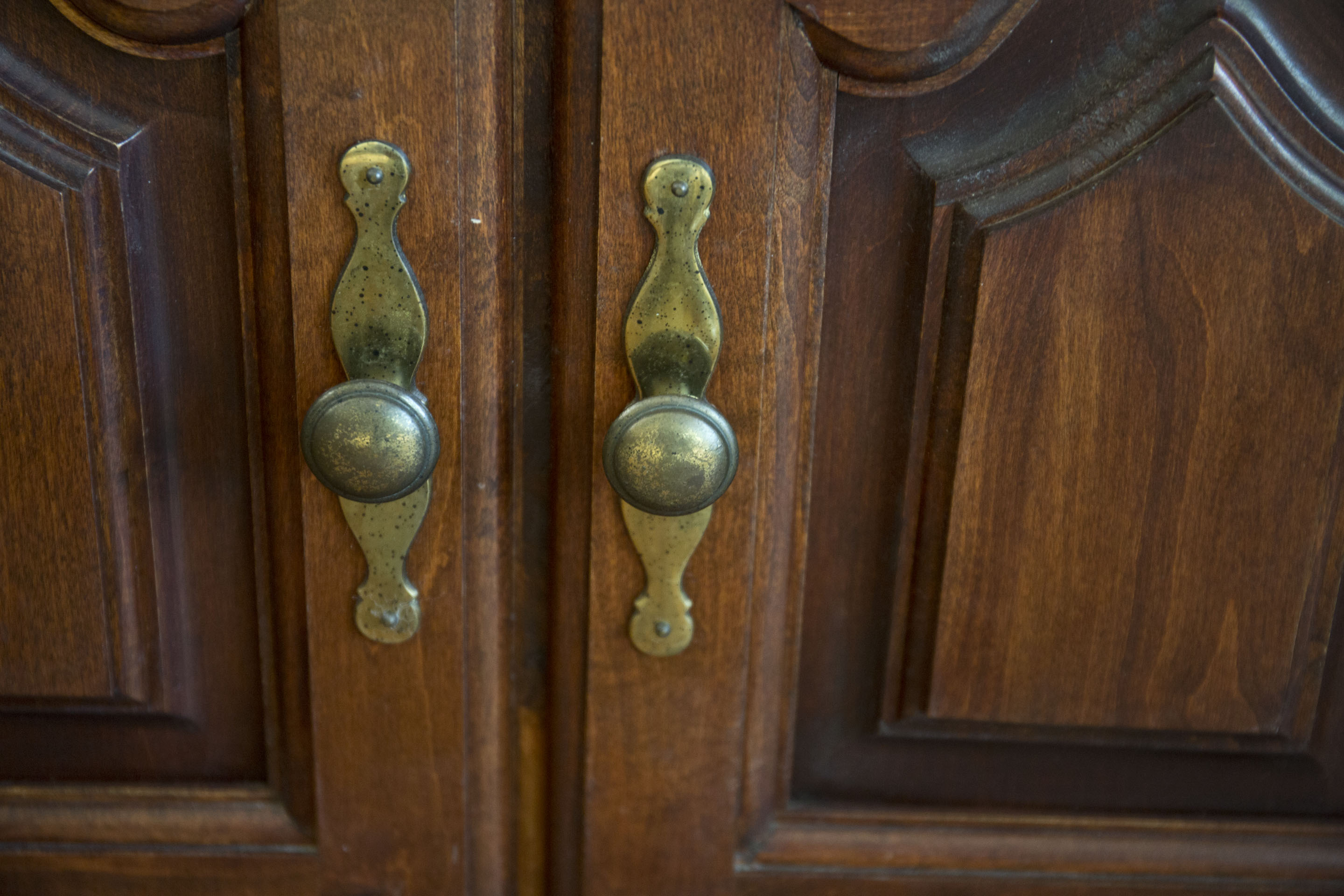 Vintage Solid Maple Chippendale Style Buffet from E. R. Buck