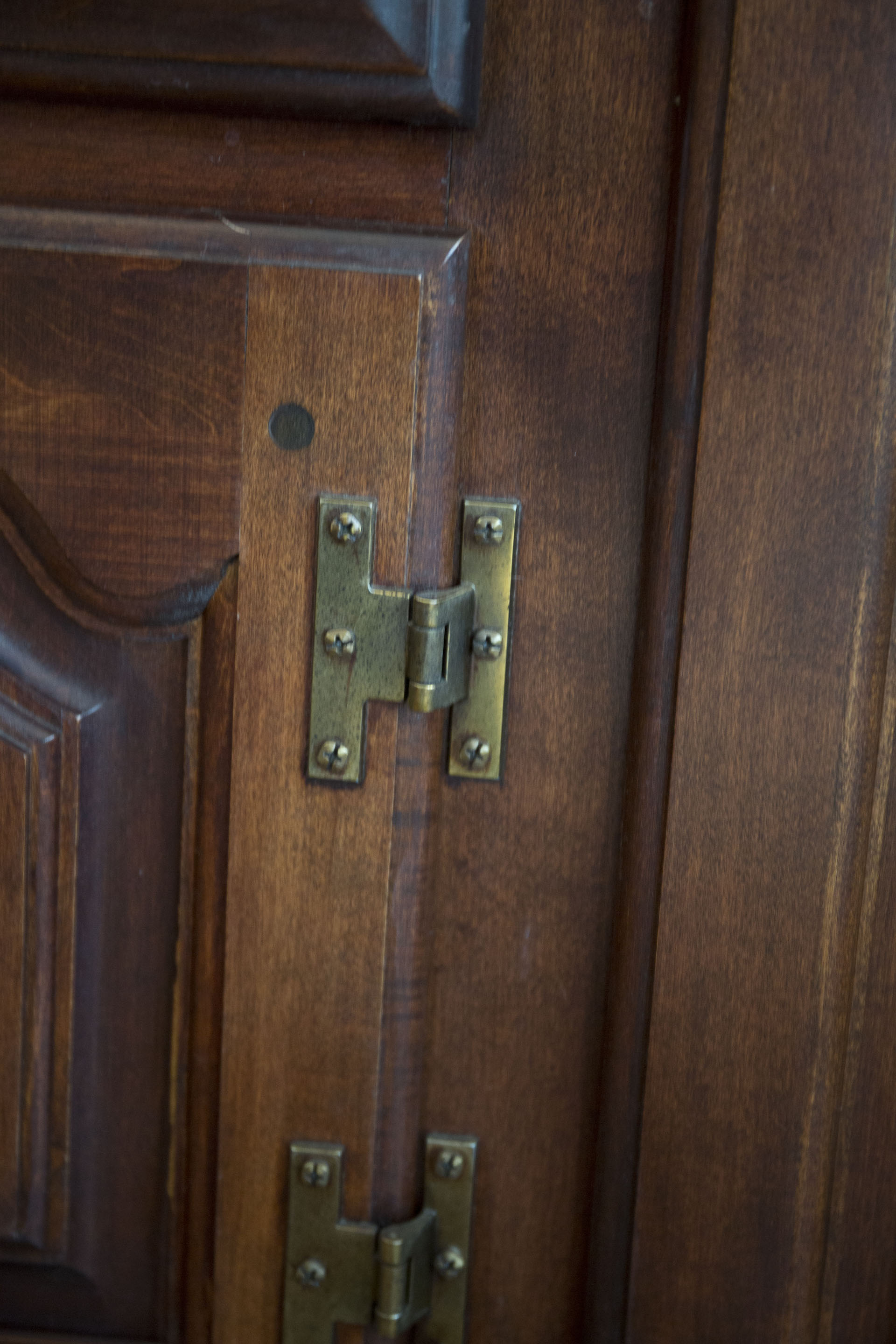 Vintage Solid Maple Chippendale Style Buffet from E. R. Buck