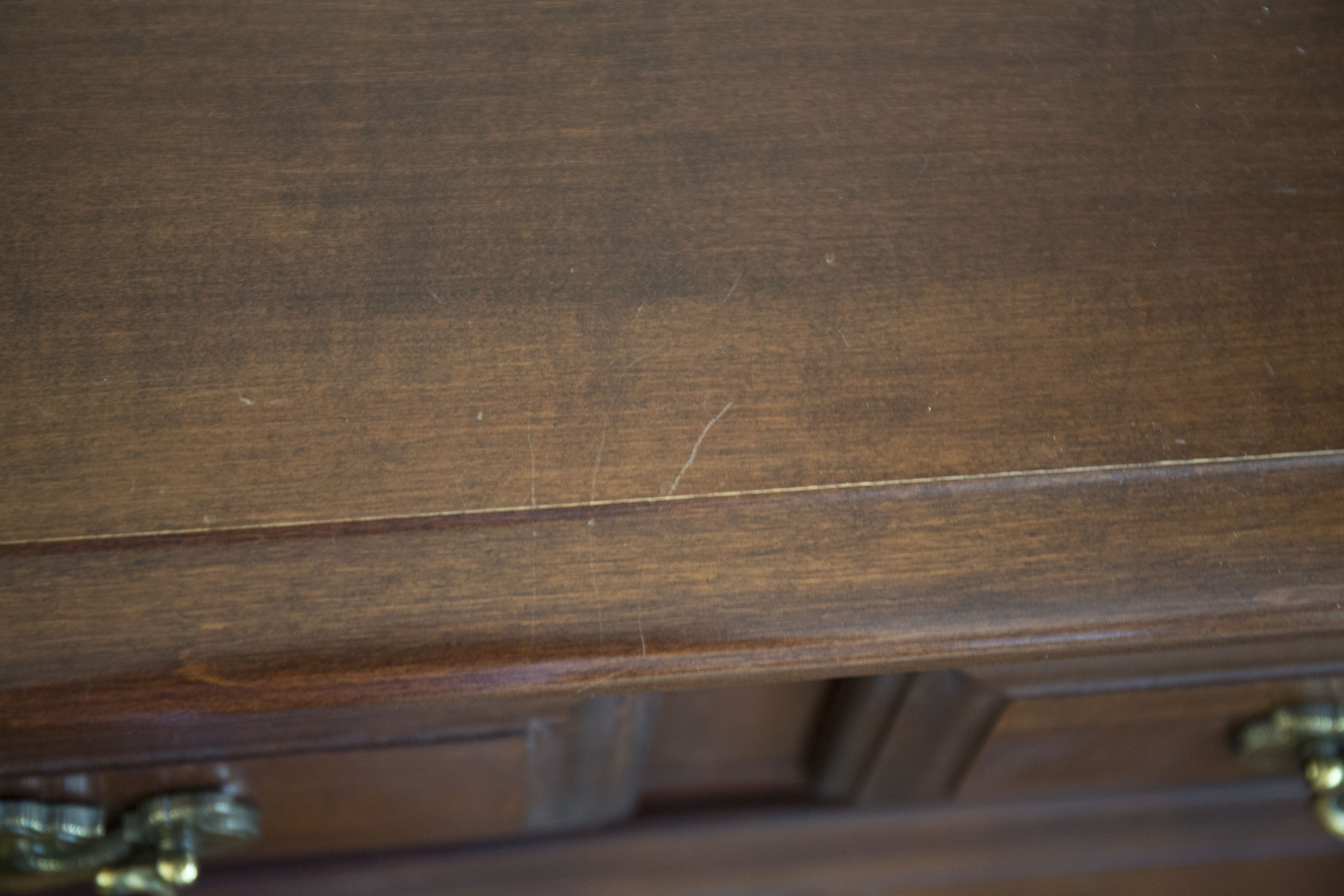 Vintage Solid Maple Chippendale Style Buffet from E. R. Buck