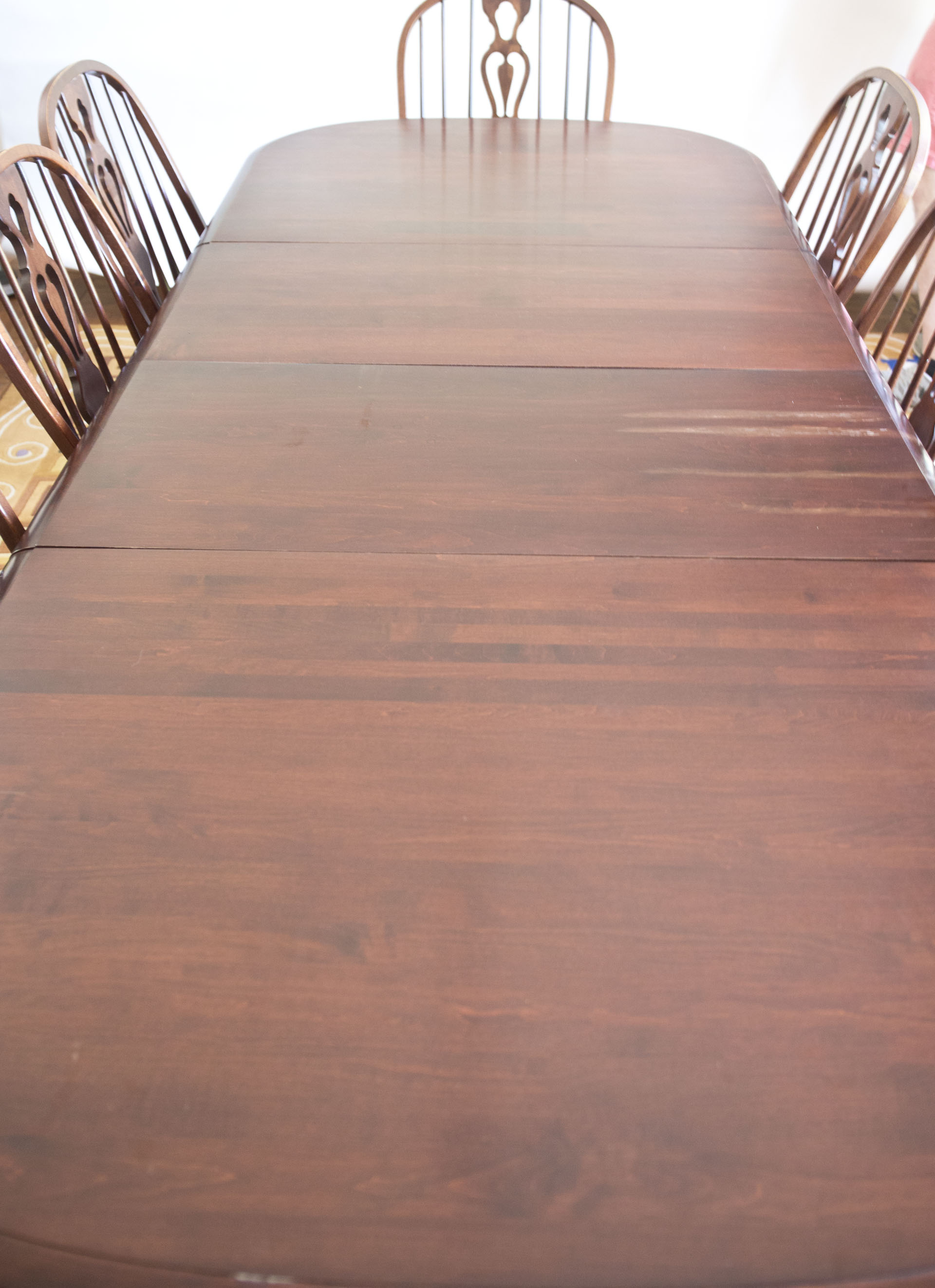 Solid Maple Dining Table and Chairs by E.R. Buck