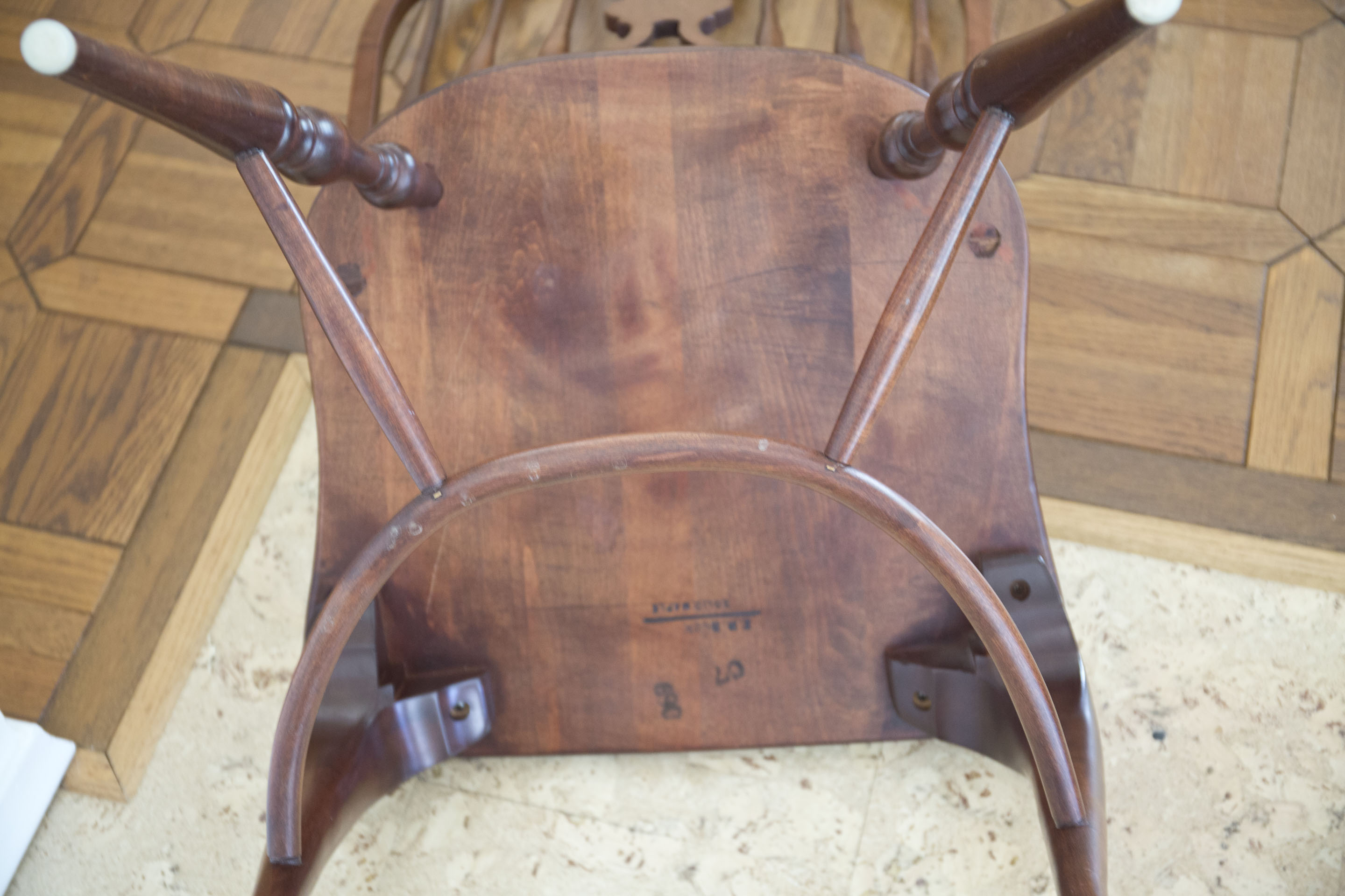 Solid Maple Dining Table and Chairs by E.R. Buck