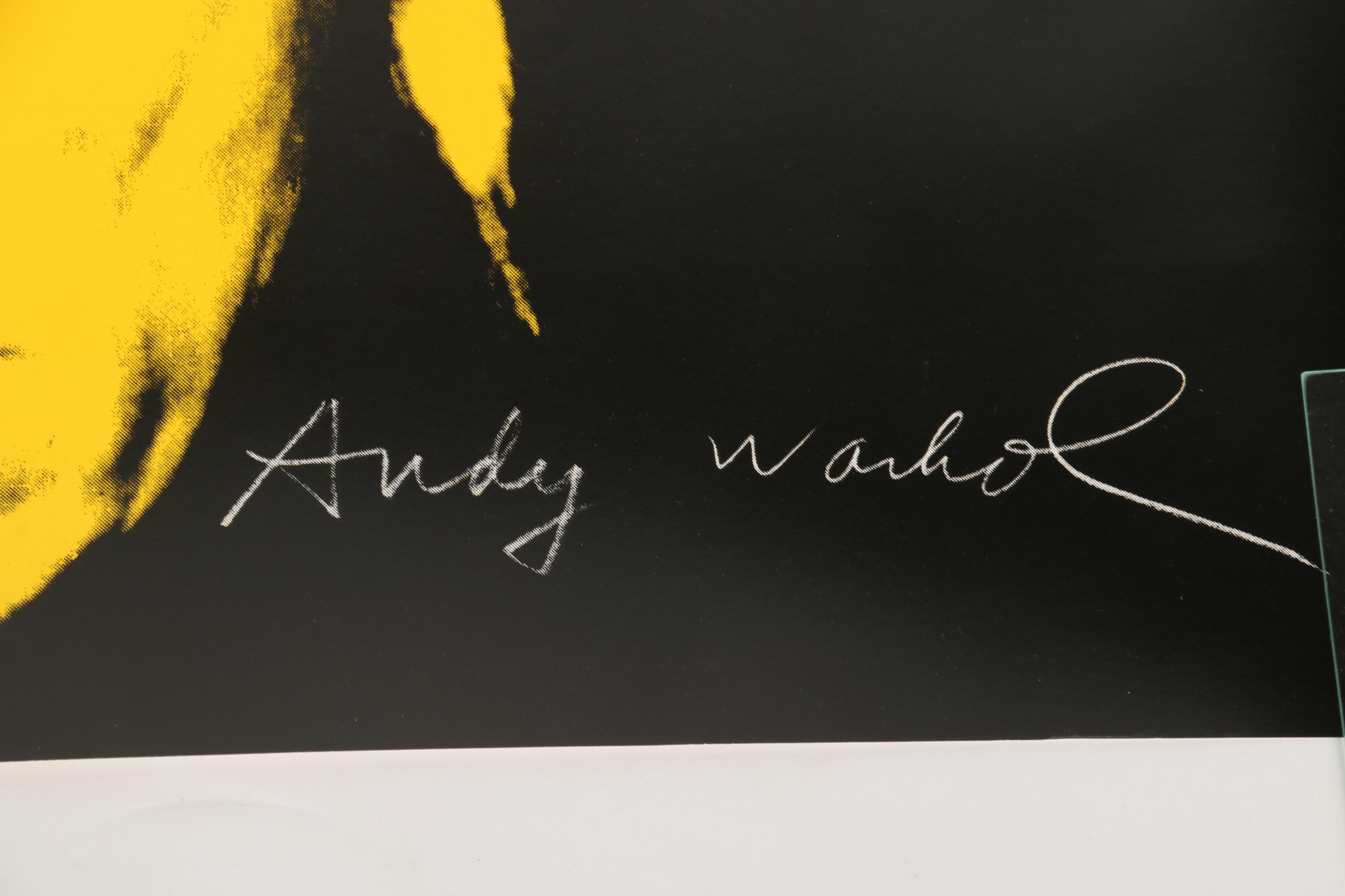 Offset Lithographic Poster for Andy Warhol at the Williams College Museum
