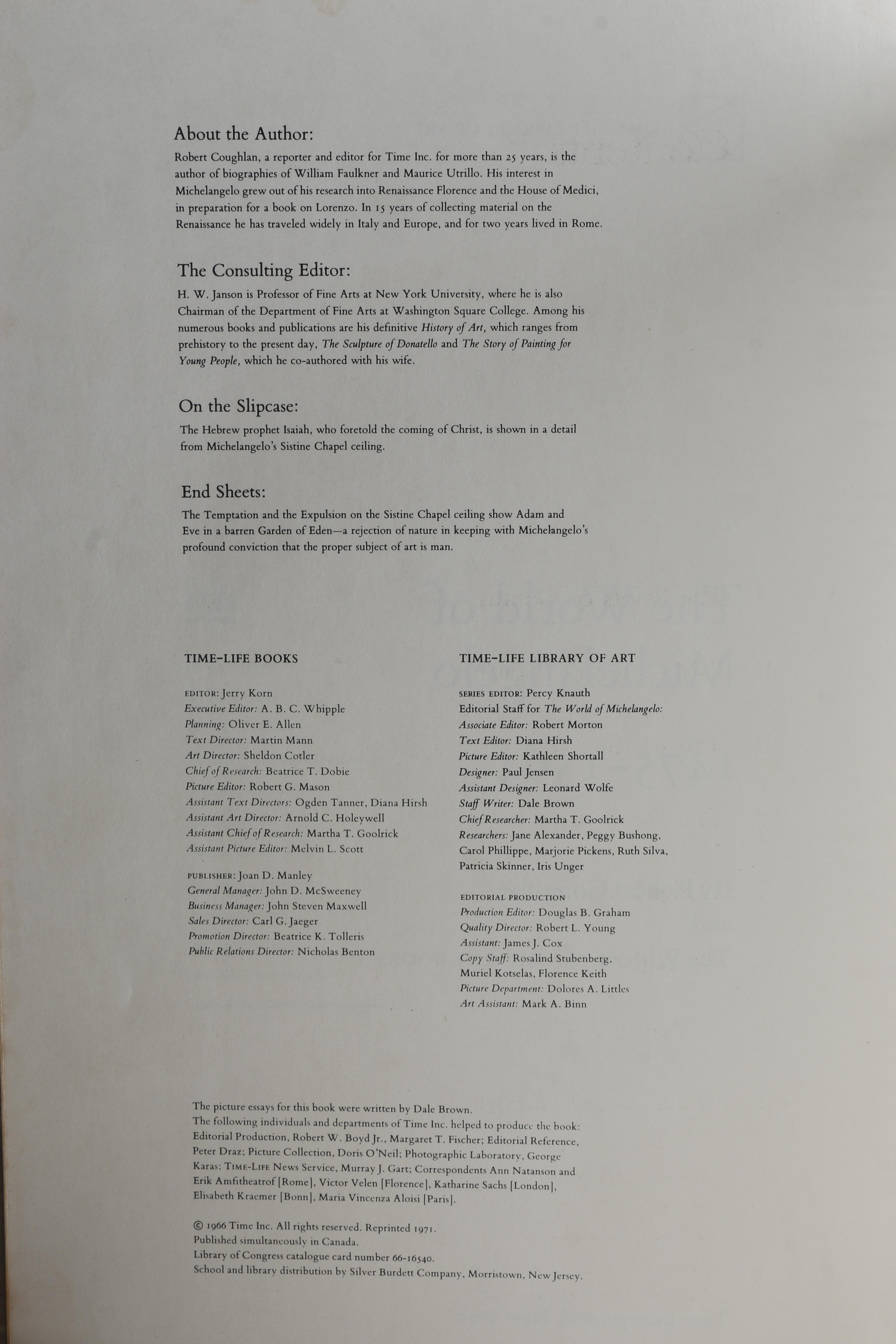 Vintage Time-Life "Library of Art" Ten-Volume Book Set